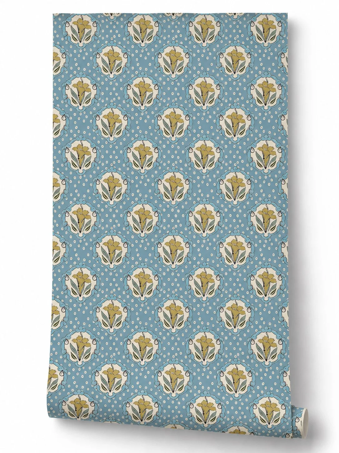 denim flower wallpaper .jpg