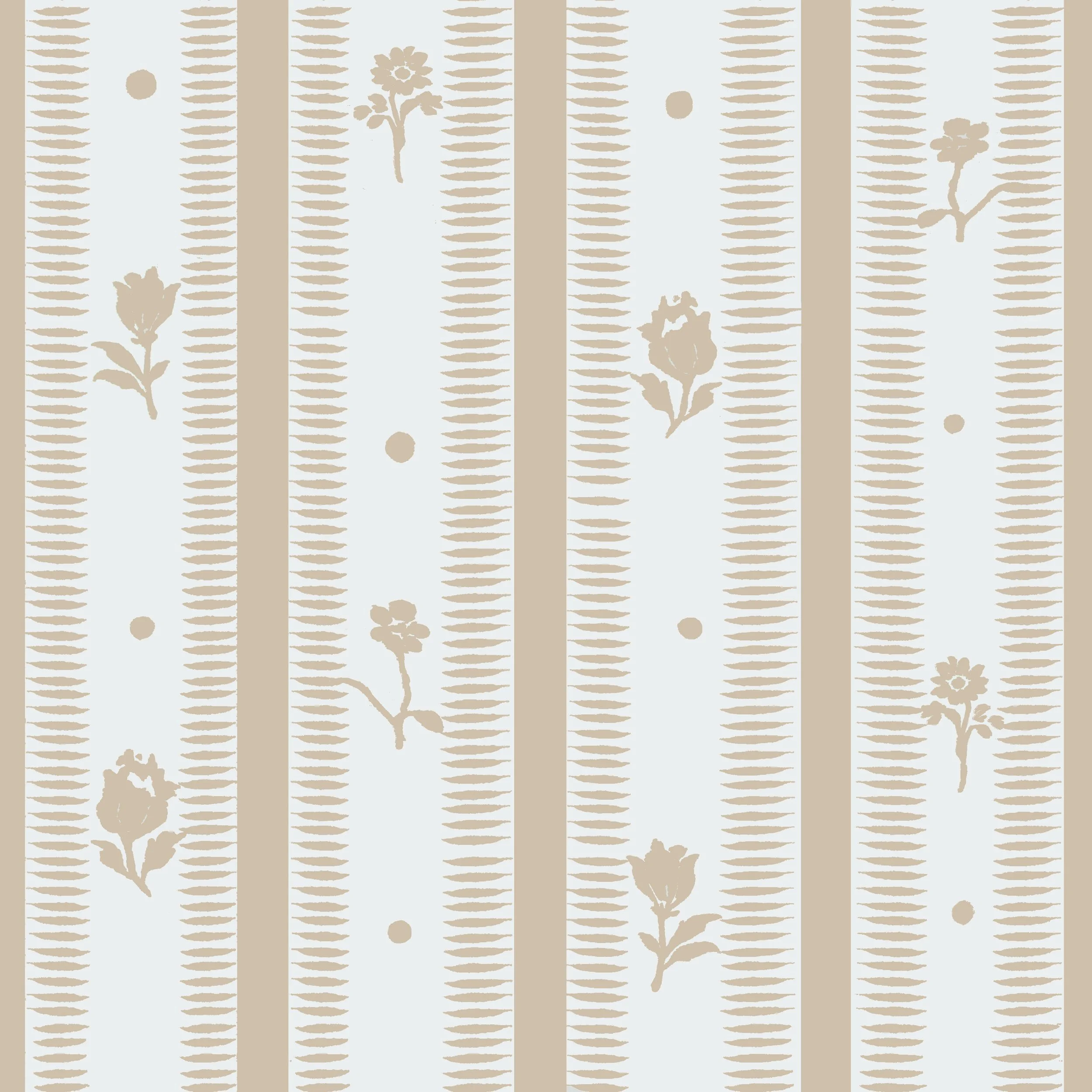 Wallpaper "Book Stripe" Beige