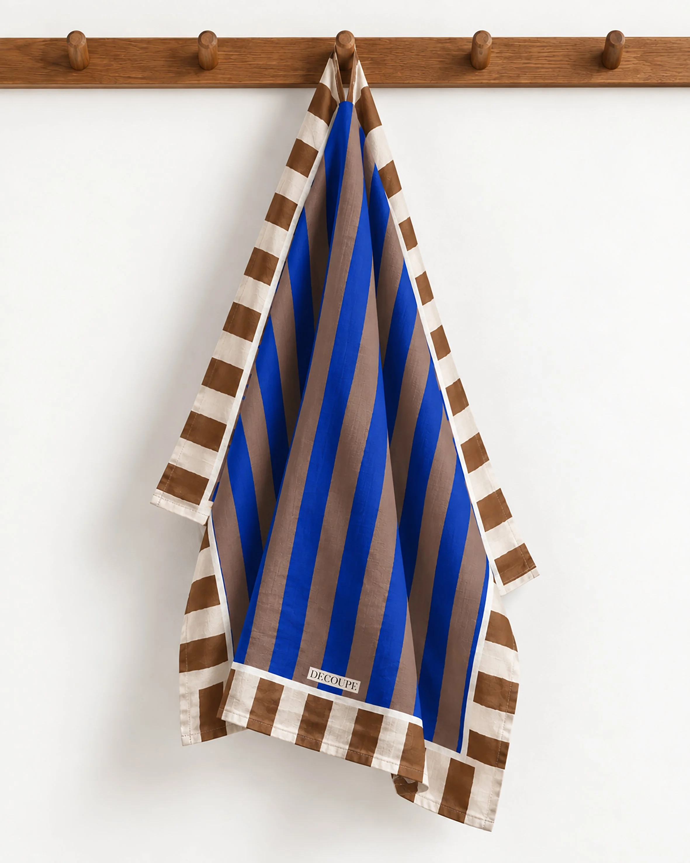 blue and brown stripe tea towel_on peg.jpg
