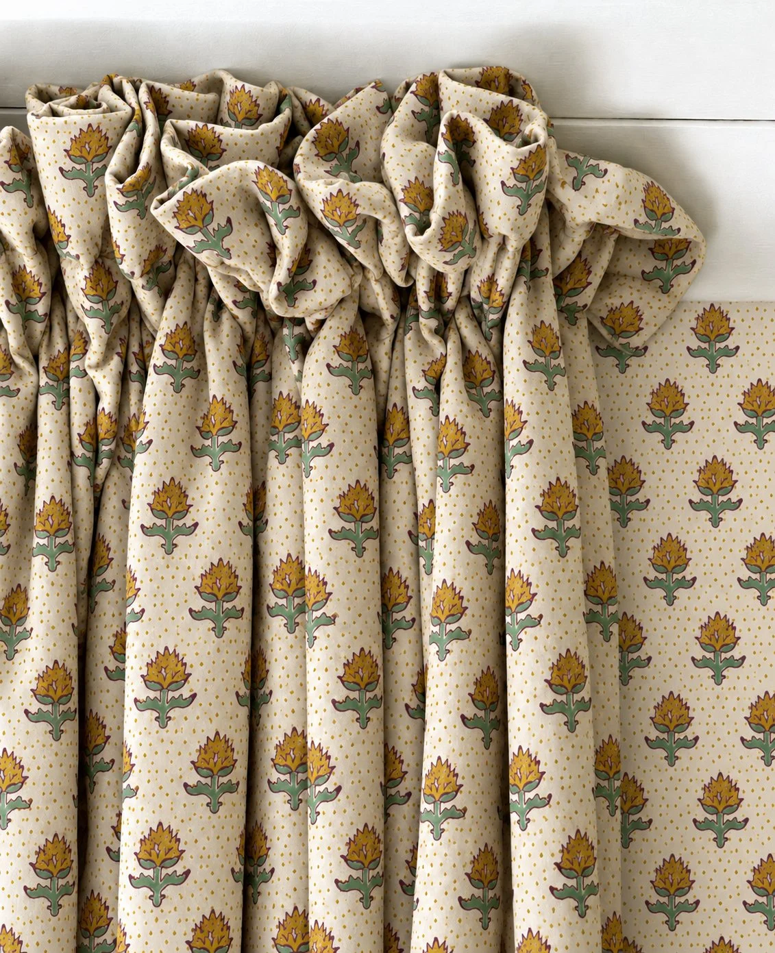 "Little Flower" Organic Fabric: Multiple Colourways