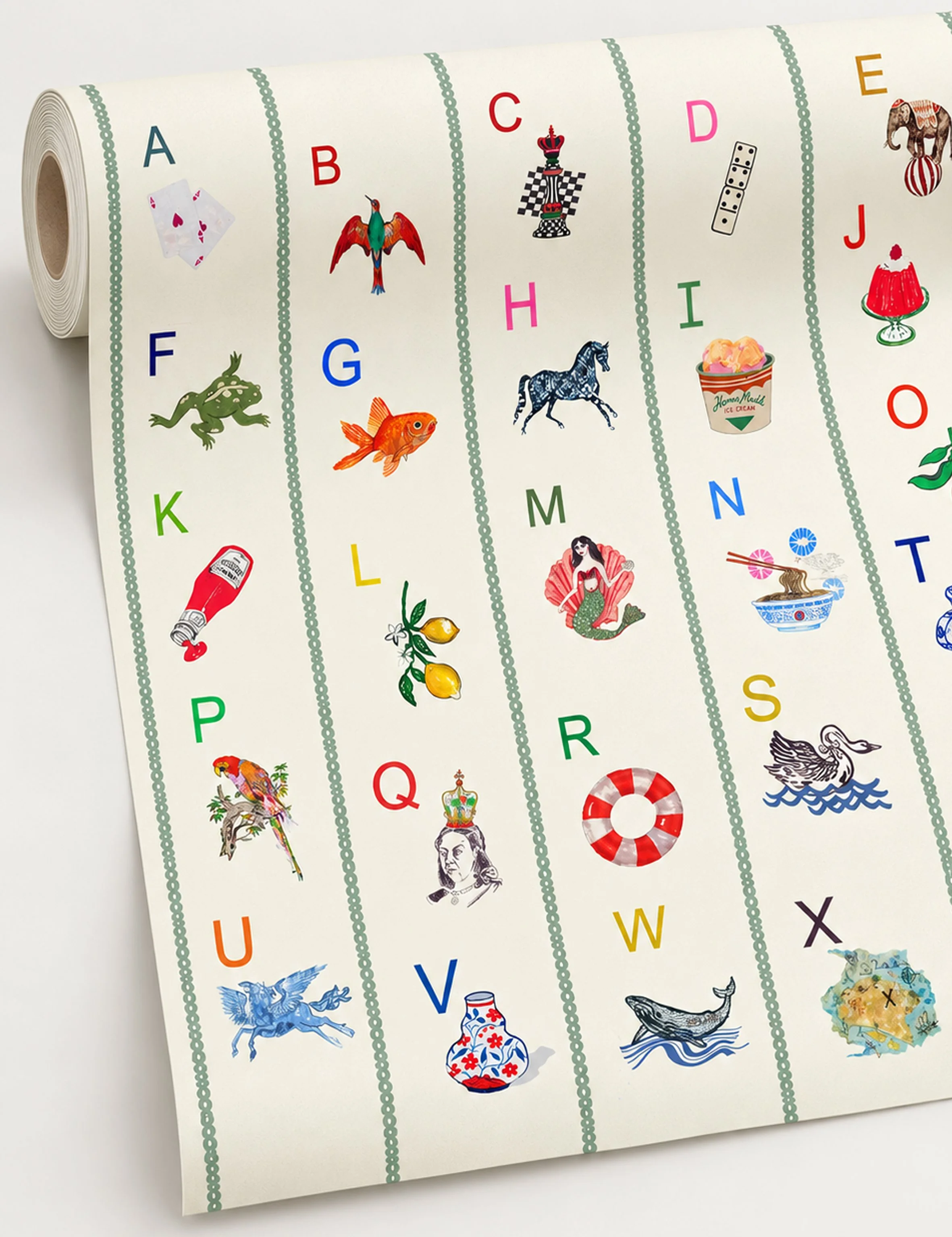 green striped alphabet wallpaper on a roll.jpg