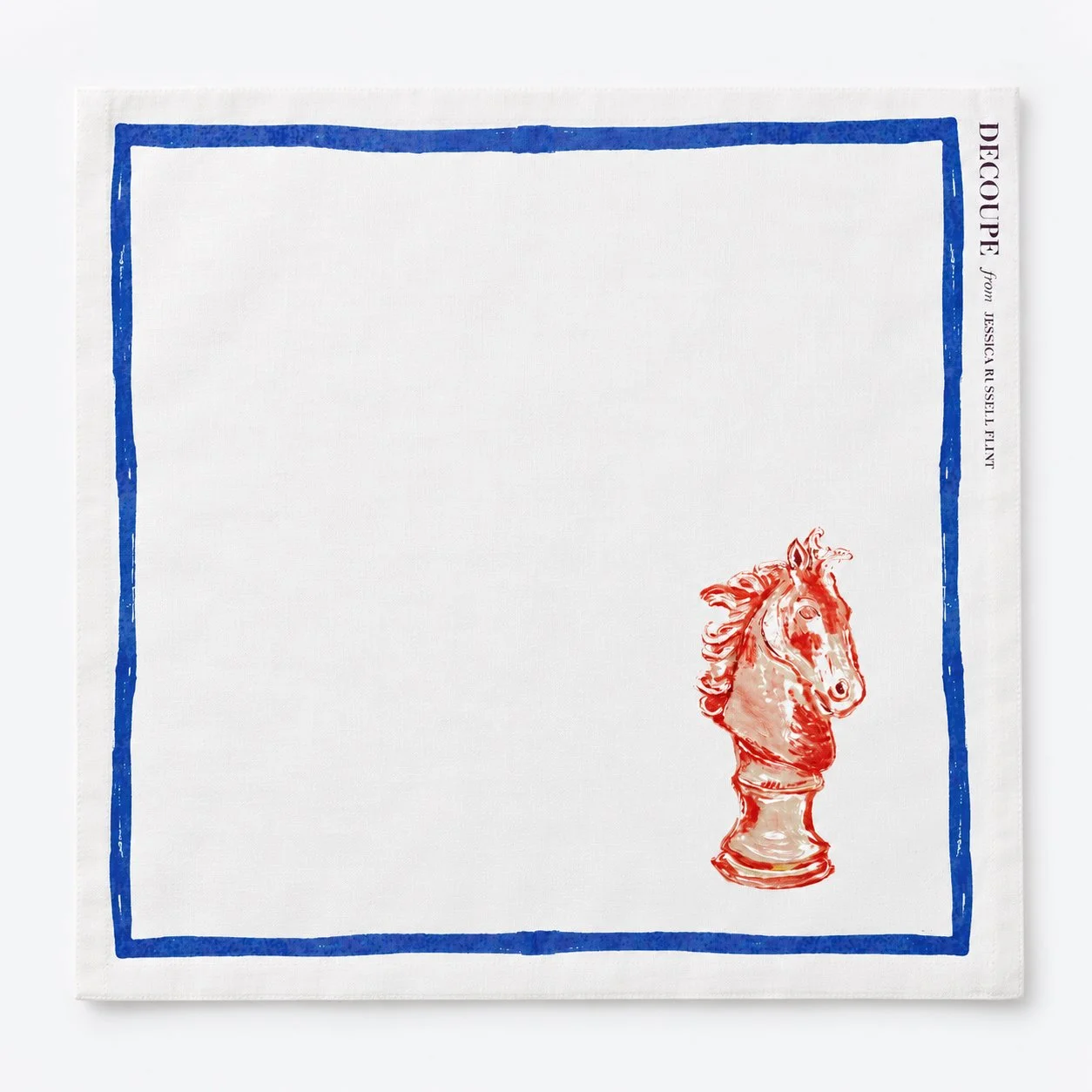 "Adonis Horse Head" Linen Napkin