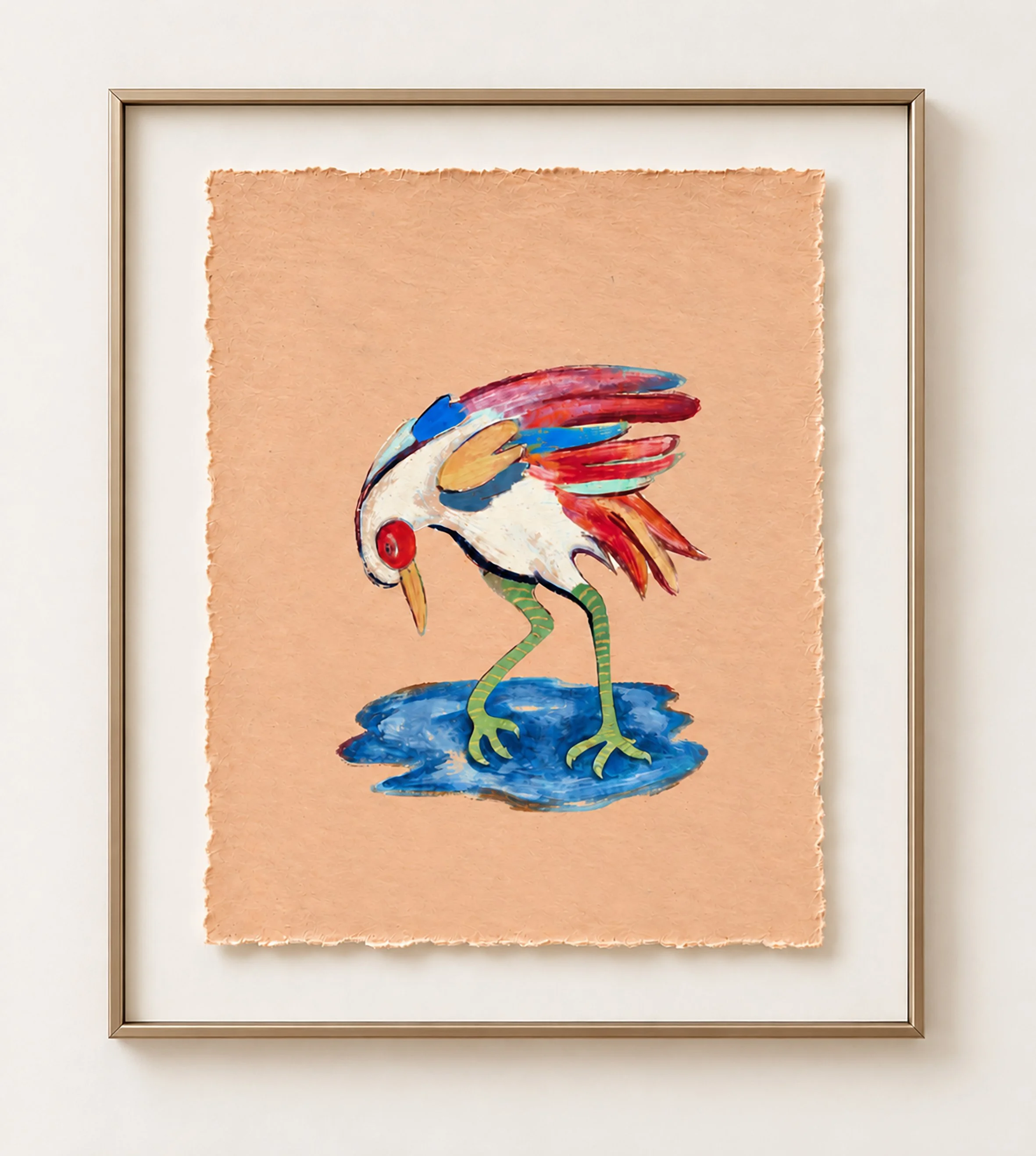 "A Japanese Bird" Fine Art Print. Signed, Limited Edition