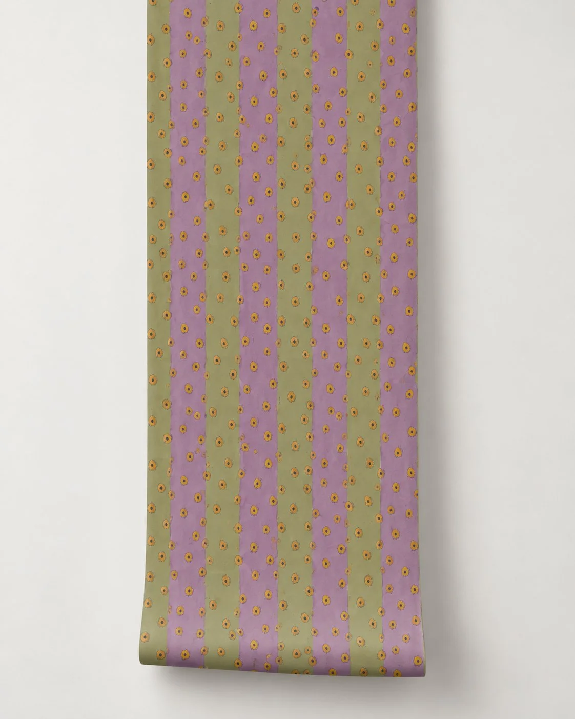 purple and chartreuse wallpaper on roll _spot stripe.jpg