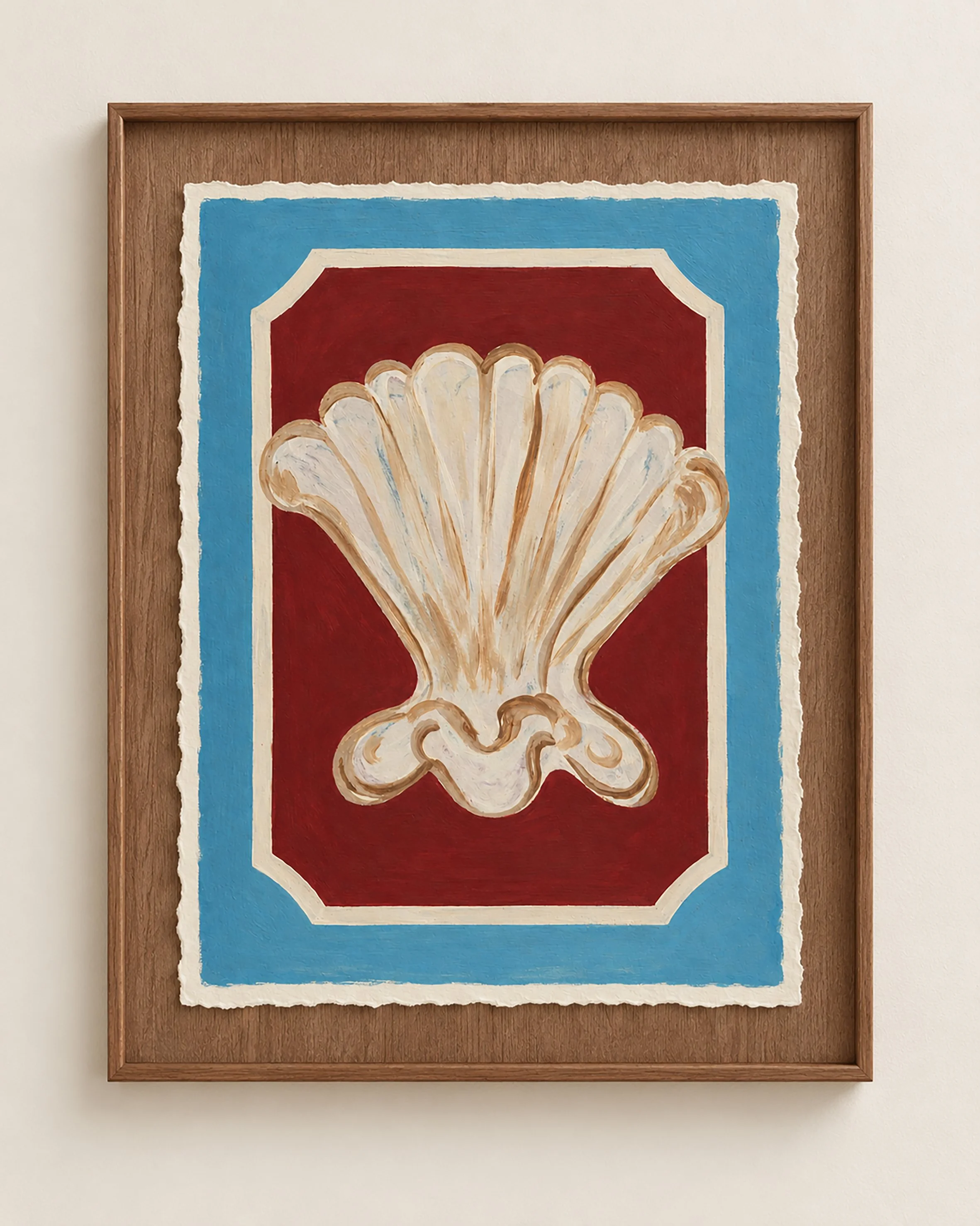 Framed Scallop Shell Artwork.jpg