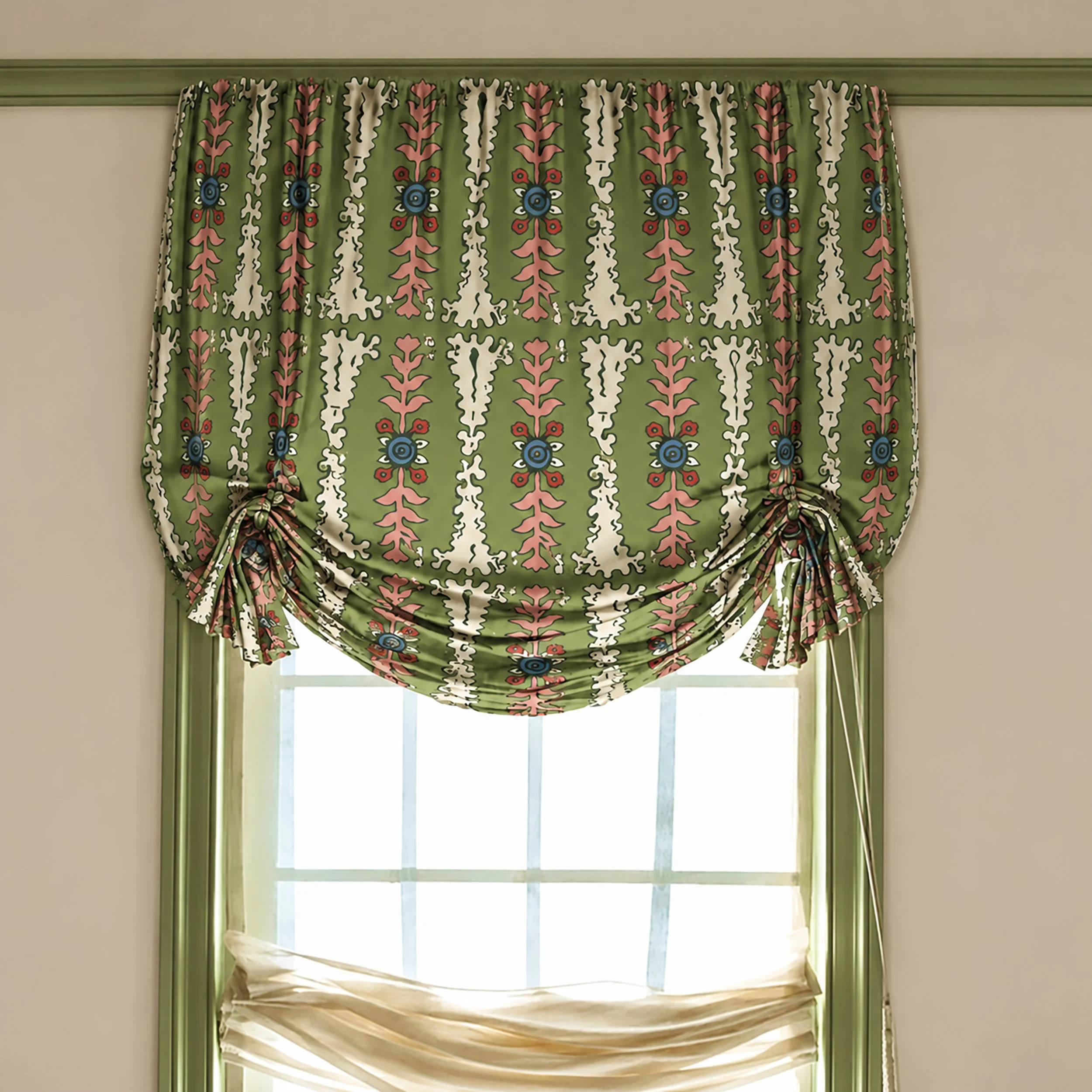 YUMA Folk-Inspired Geometric Fabric | Découpé