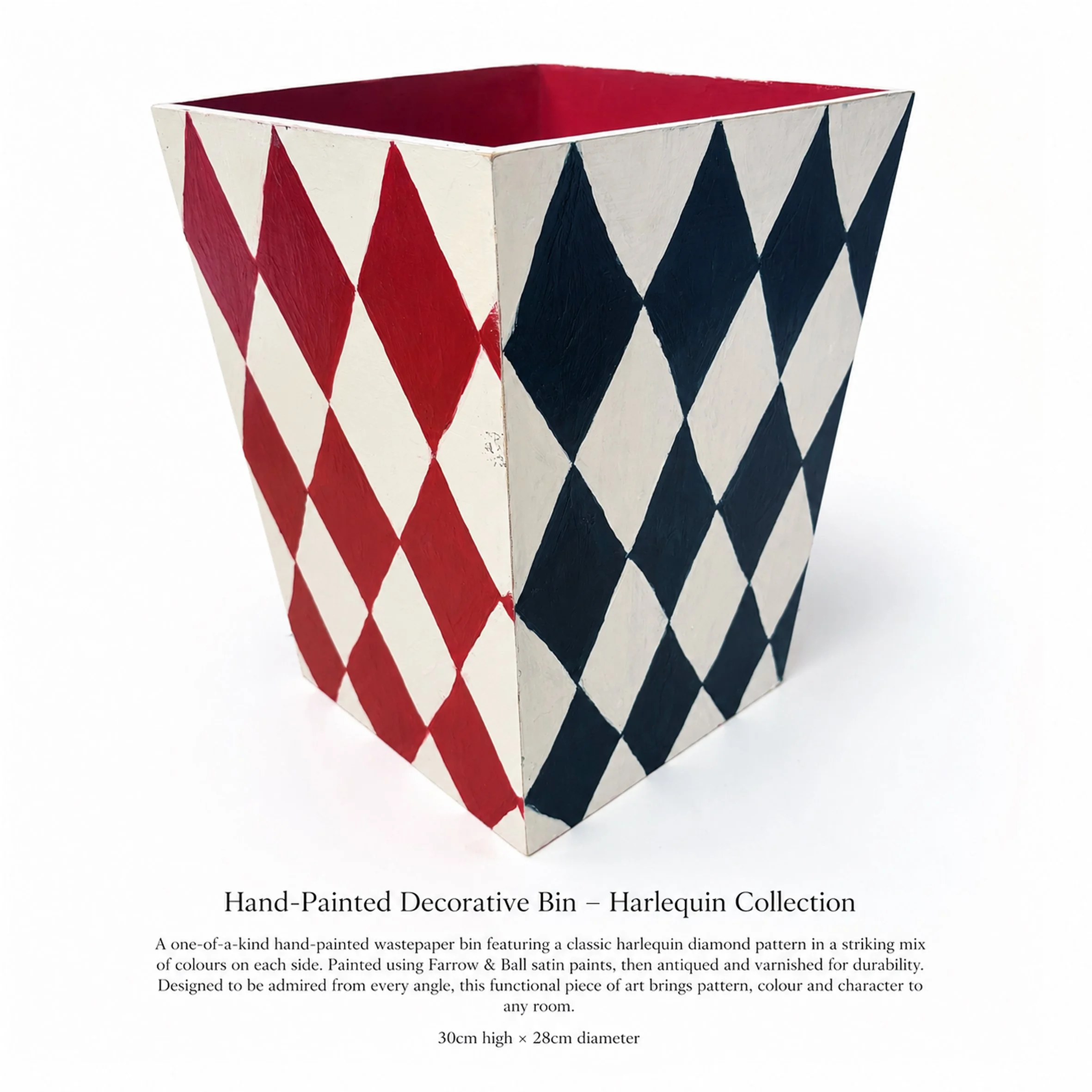 Jester Harlequin Wastepaper Bin