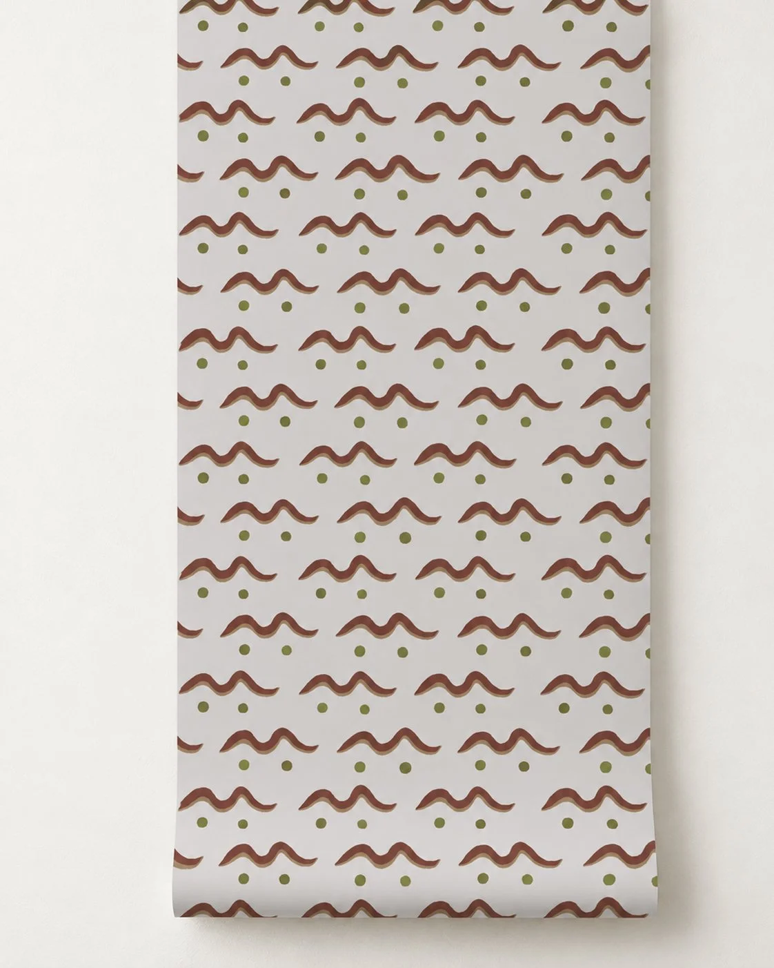 drum wallpaper brown retro sheet  on wall.jpg