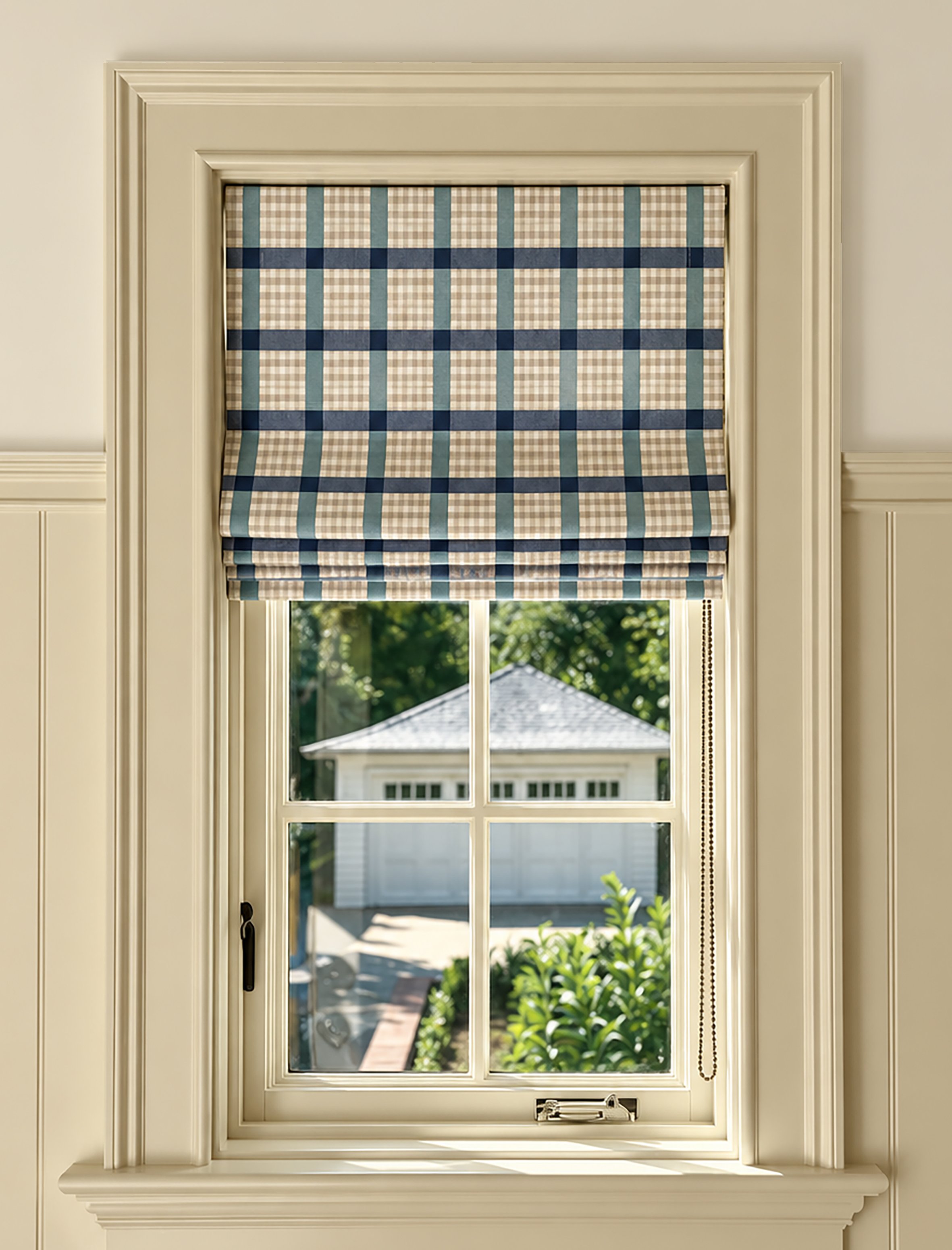 nursery check window blind.jpg
