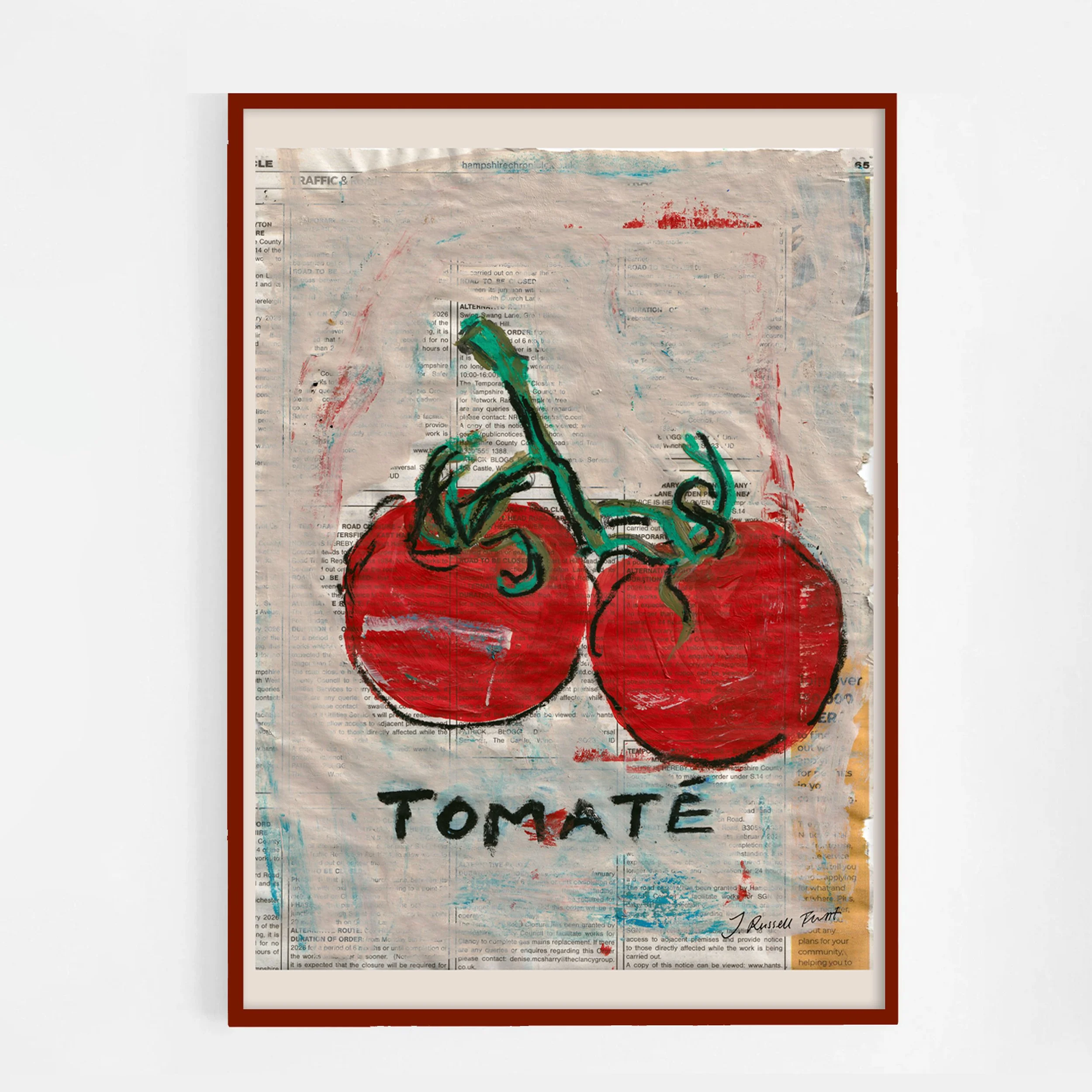 "Tomate" Fine Art Print. Signed, Limited Edition