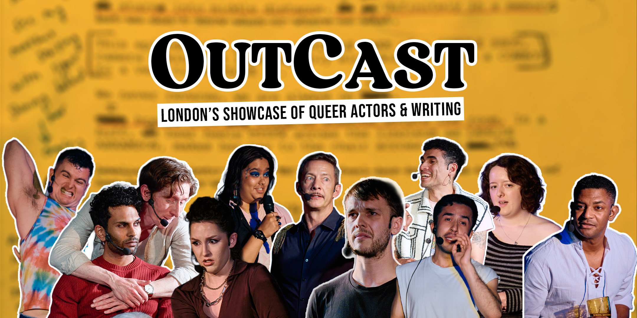 Queer Theatre announces 25-strong cast for OutCast Summer Showcase