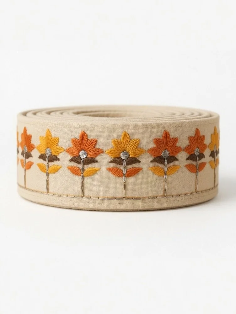 Despu&eacute;s de meses&hellip; ya est&aacute;n disponibles nuestras cintas indias. Son bordes de Saris originales. Yo lo us&eacute; para atar mi ramo de novia🧡

Tambi&eacute;n me encantan para vestir los extremos de un mantel en lino blanco, o para