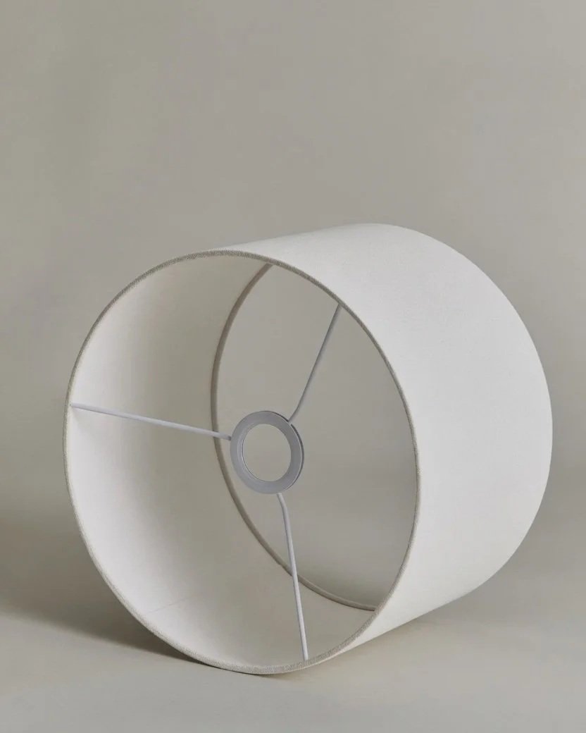 PANTALLA LINO BLANCO ROTO