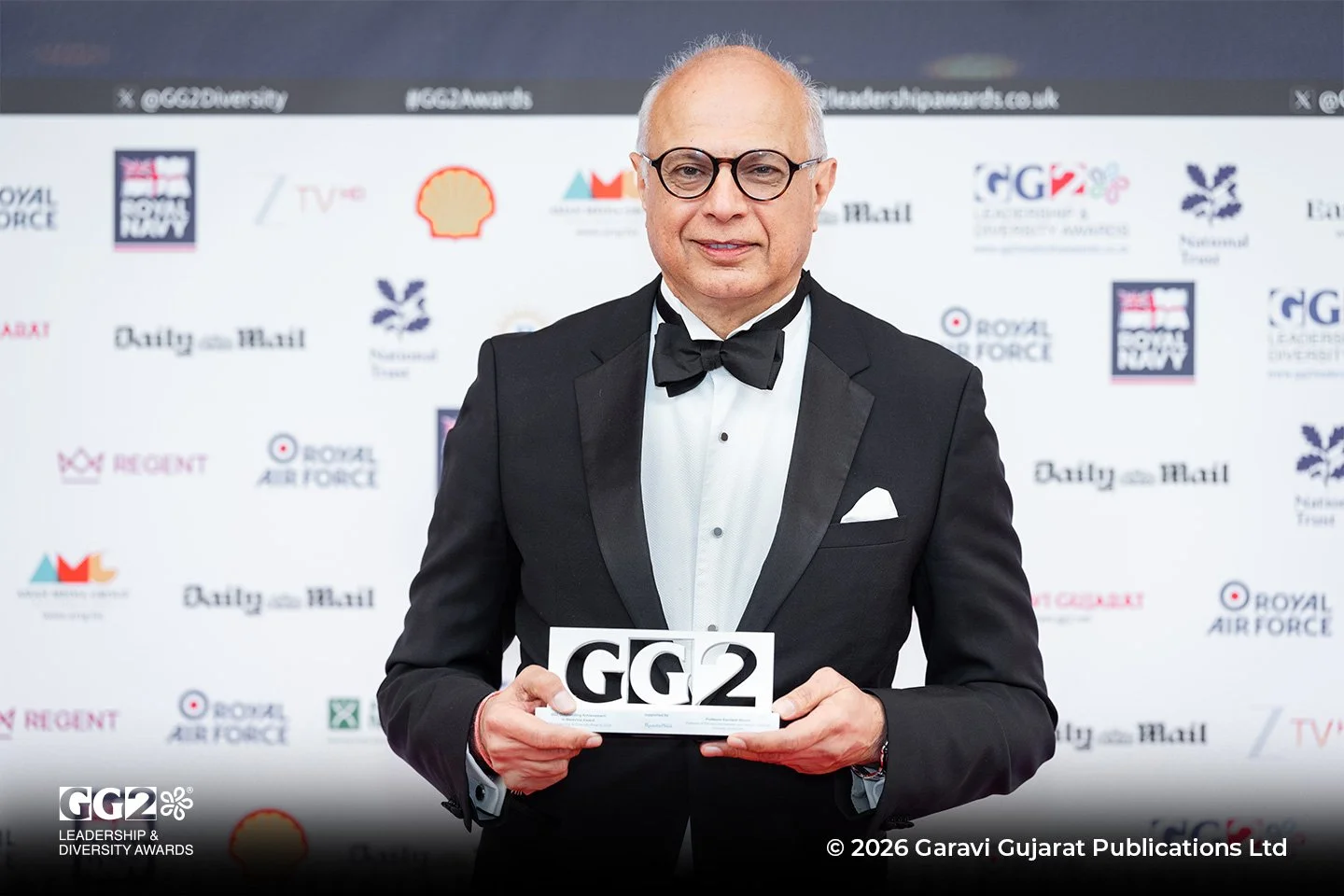 Professor Kamlesh Khunti receives prestigious GG2 Outstanding Achievement in Medicine Award