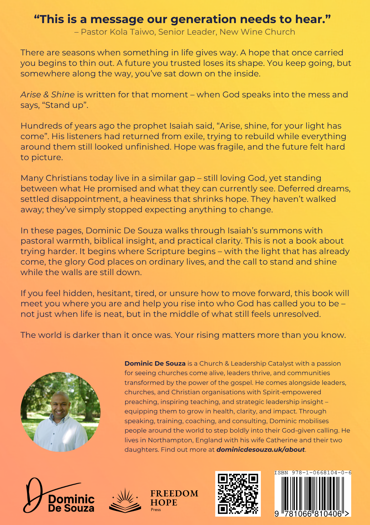 Arise & Shine - Back Cover.png