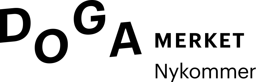 Logo for DOGA-merket Nykommer, prisvinner