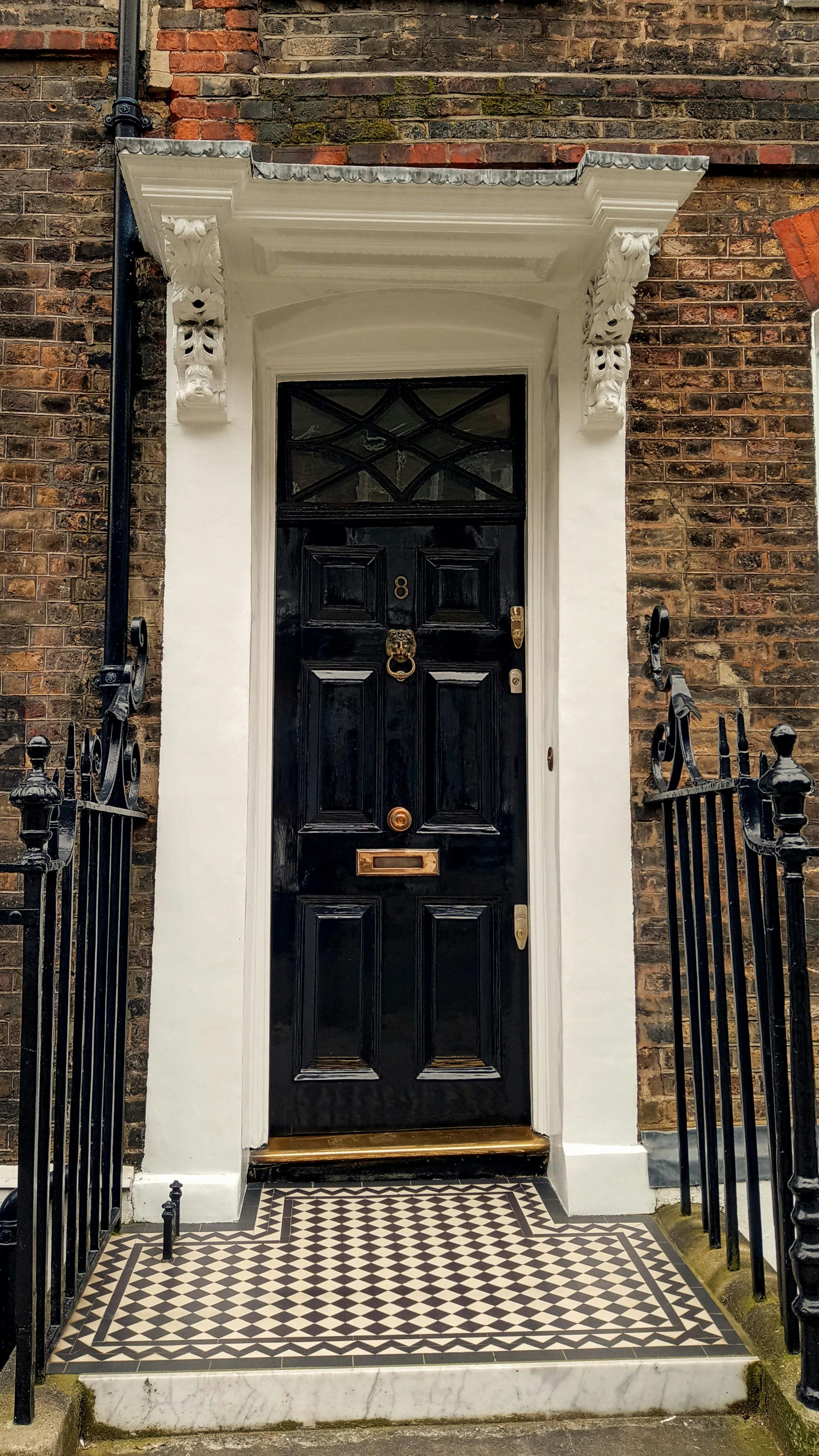 A beautiful doorway in Kensington London