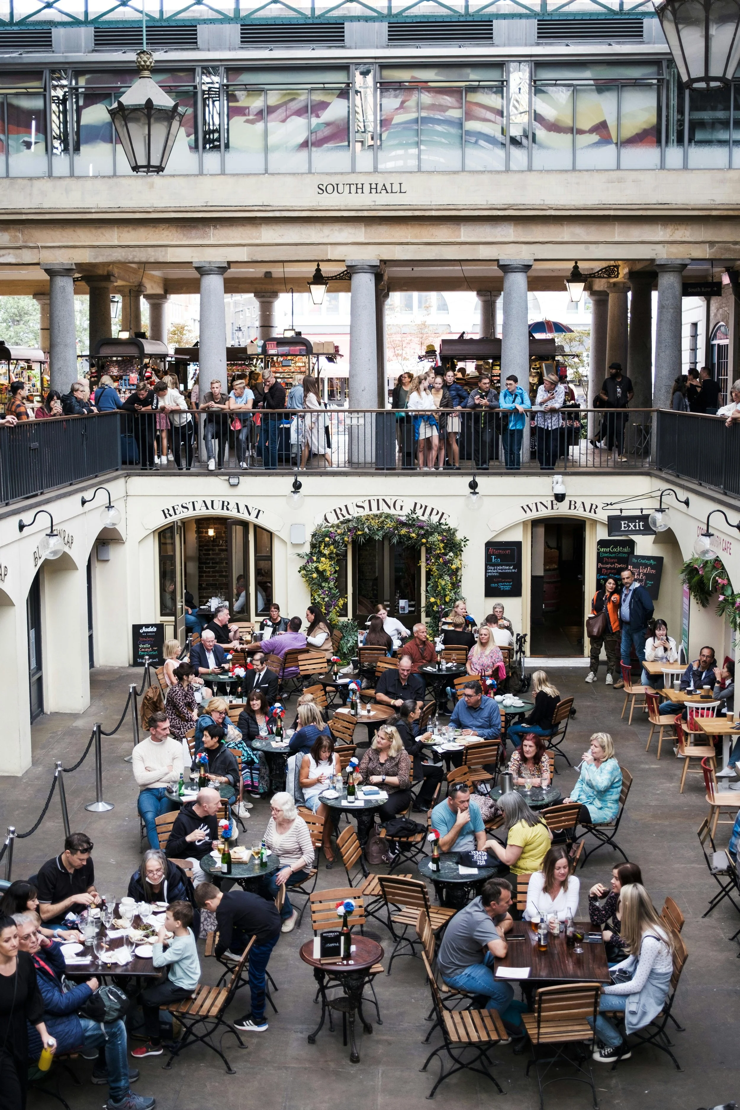 South Hall of Covent Garden - popular area in London