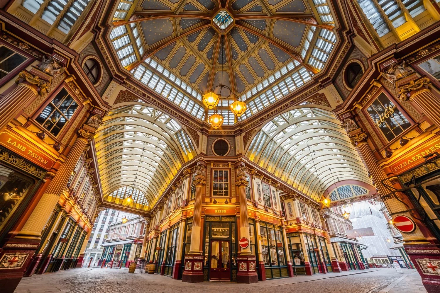 Leadenhall market in London