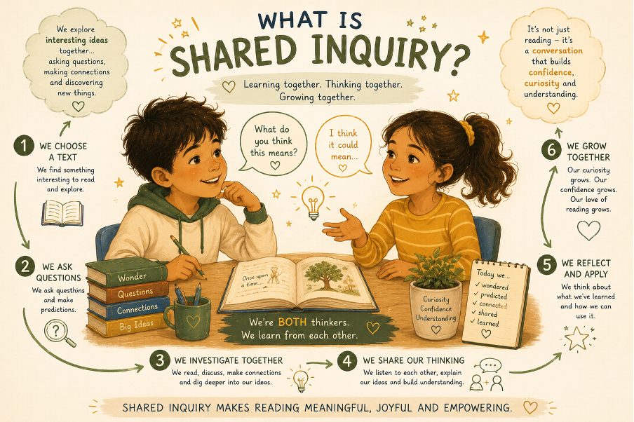 What Is Shared Inquiry?                     And Why Does It Help Children Find Their Voice?