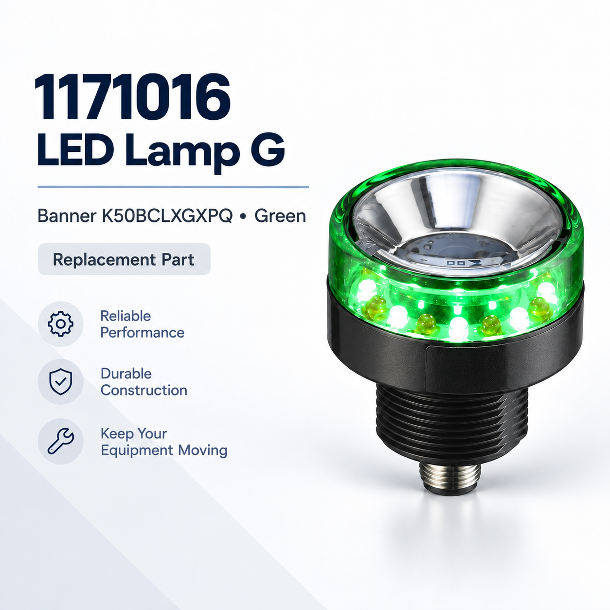 BROMMA LED LAMP GREEN