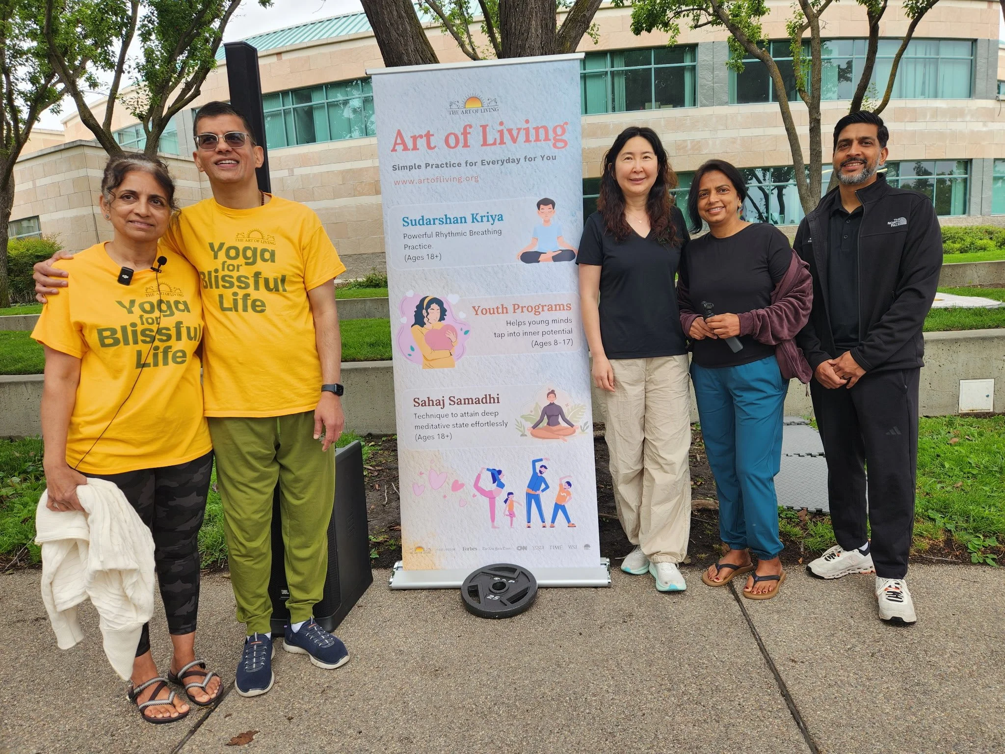Yoga Blissful Life with the Art of Living Foundation
