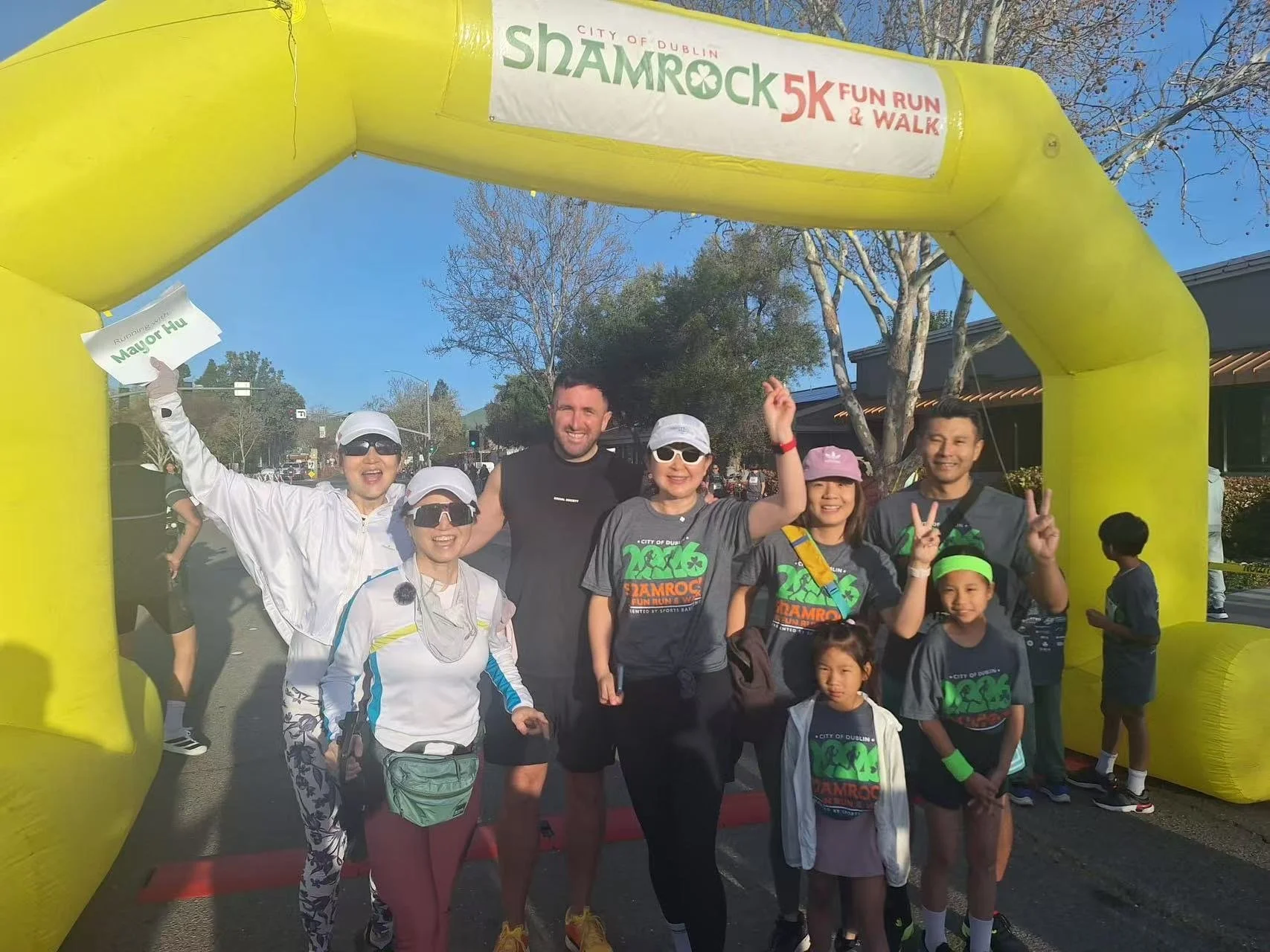 Getting ready for Dublin’s Shamrock 5K Run 2026.03