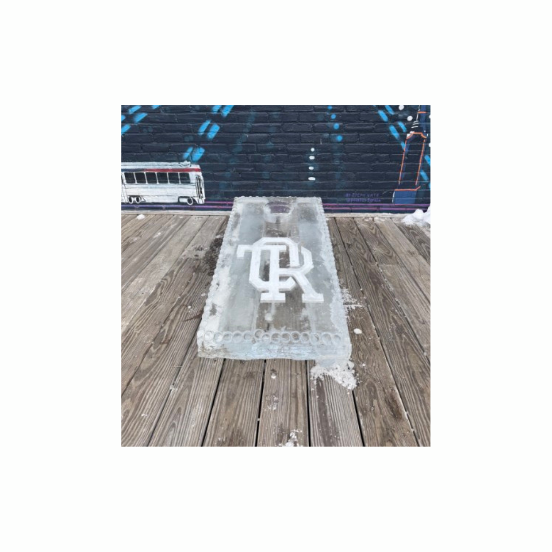 Ice Corn Hole (logo on each board)