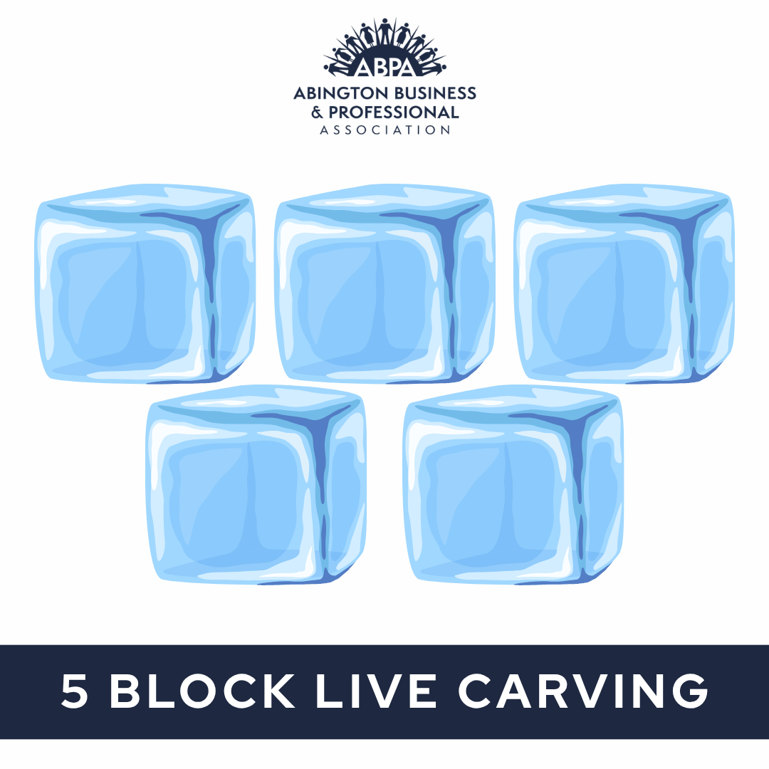 Live Carving- 5 Block Ice Sculpture (Silver Sponsor)