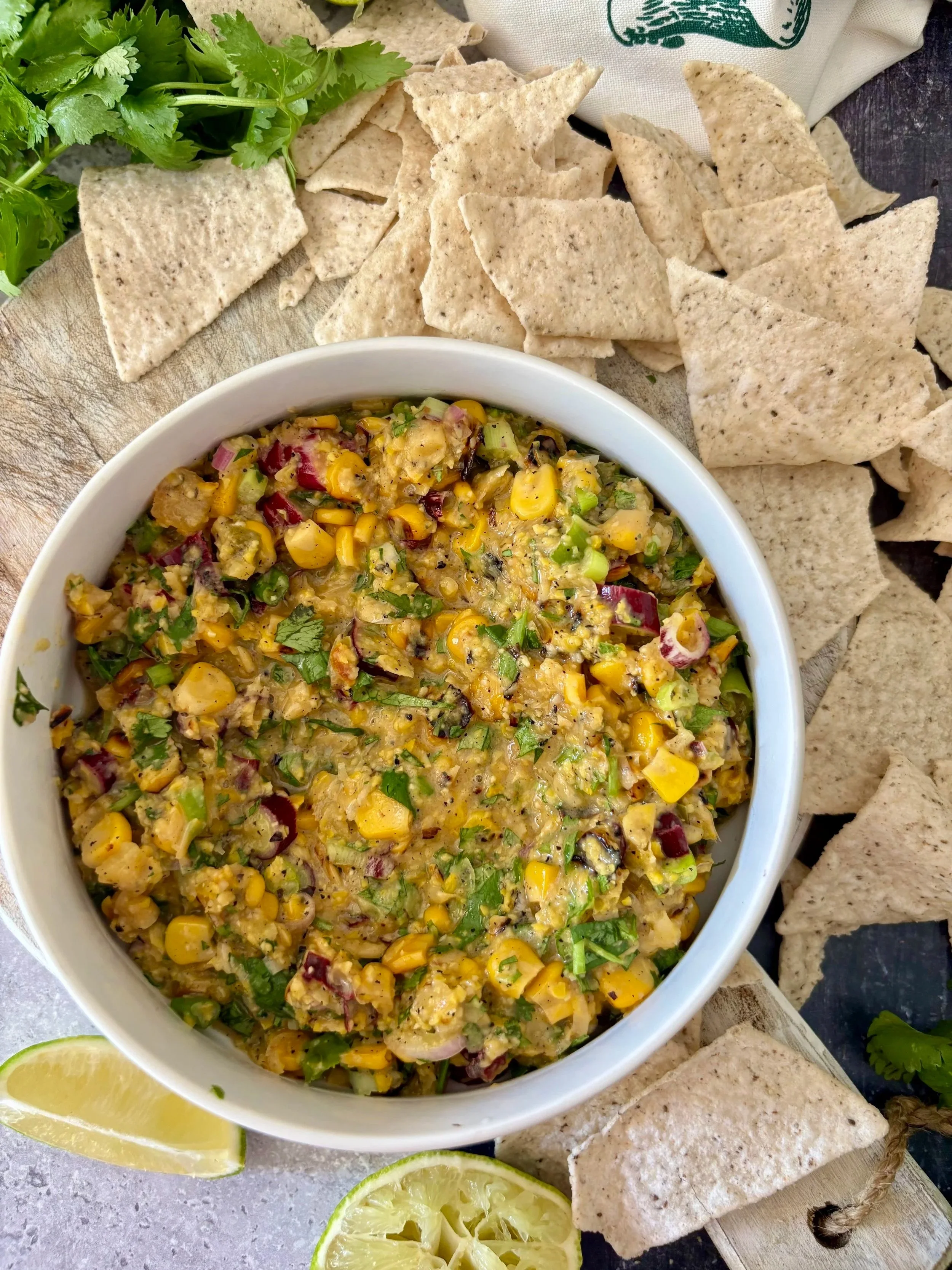 Dip n. 2: Charred Corn and Pineapple Salsa