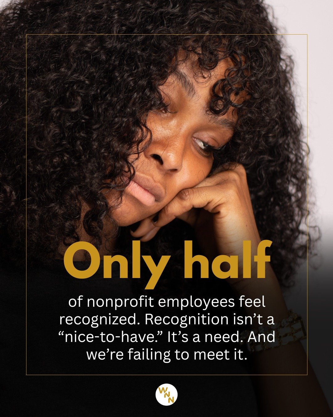 Recognition in the nonprofit sector isn&rsquo;t just about pay. It&rsquo;s about being seen.

According to YMCA WorkWell, only 50% of nonprofit employees feel appropriately recognized for their work.
Even more concerning: 29% have unhealthy recogniti