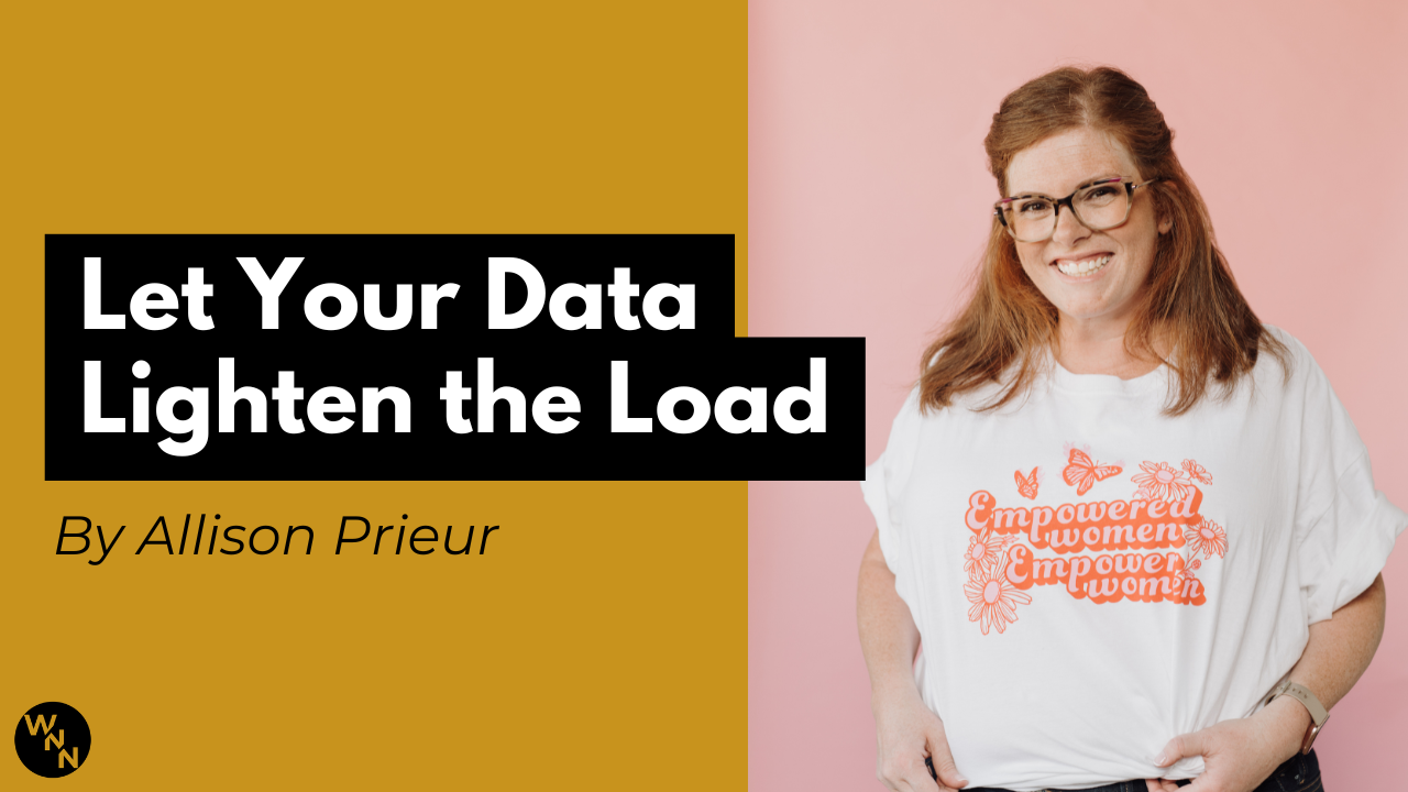 Let Your Data Lighten the Load
