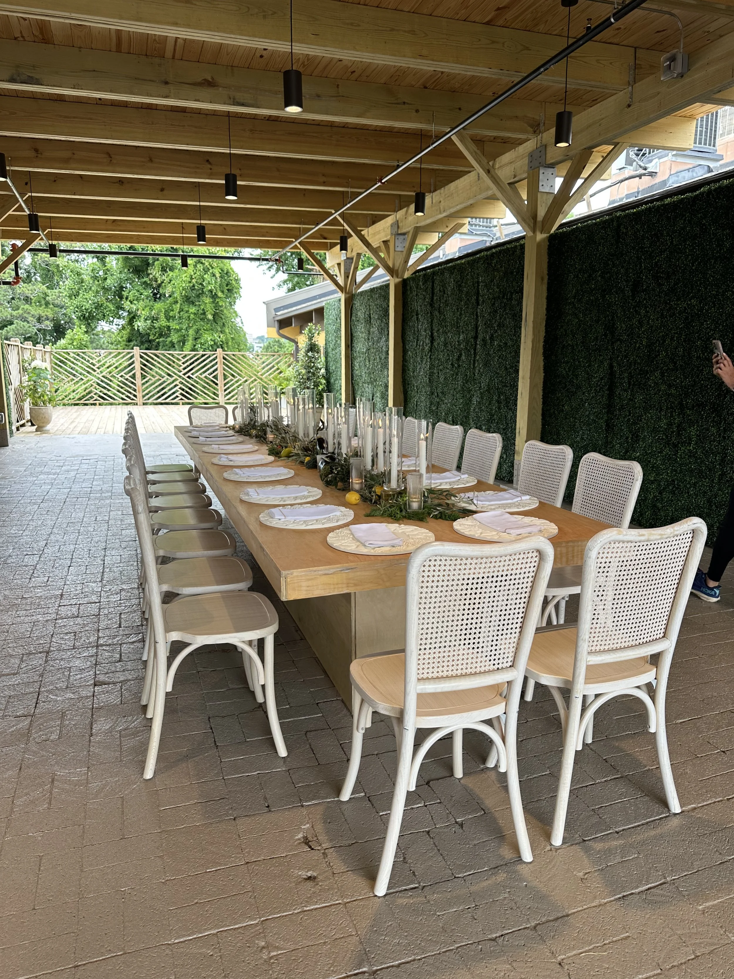 Sinclair outdoor dinner setup.jpg