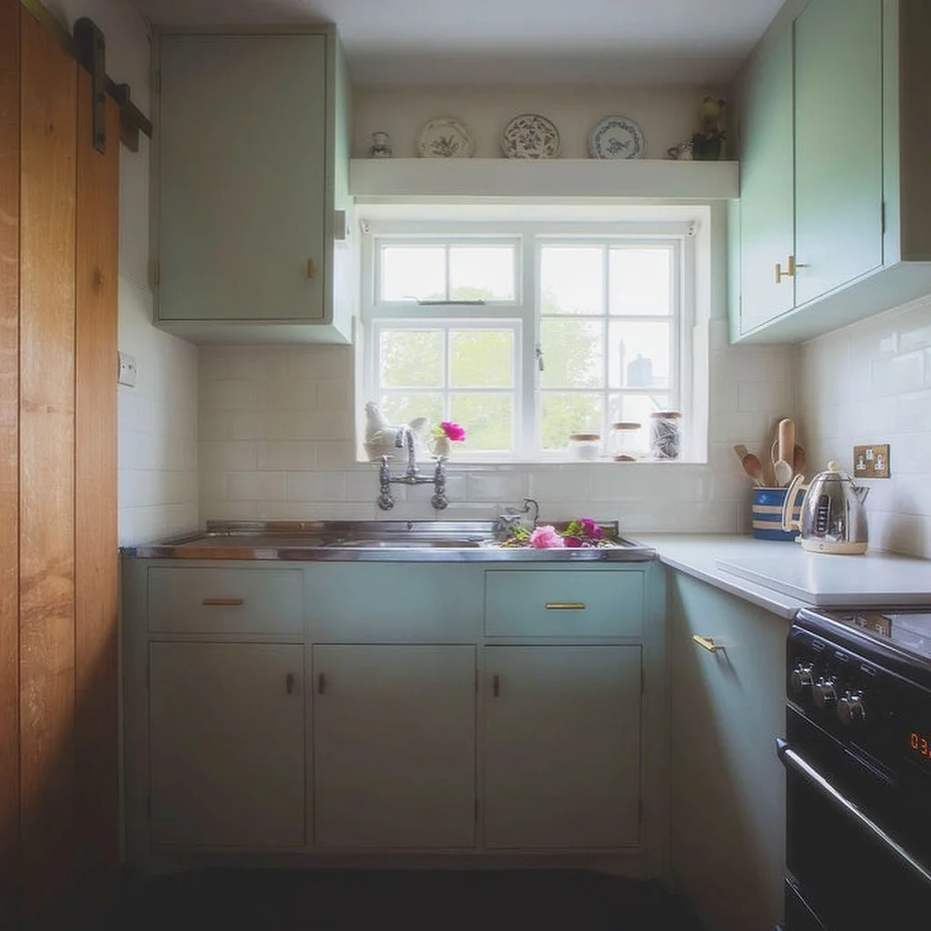 C o o k 
Do you cook on holiday??
A kitchen to cook in. Built by my granny in 1960 most of the kitchen is original, I couldn’t bear to rip it out and start again when the house became mine so we slotted some mod cons into the existing design.