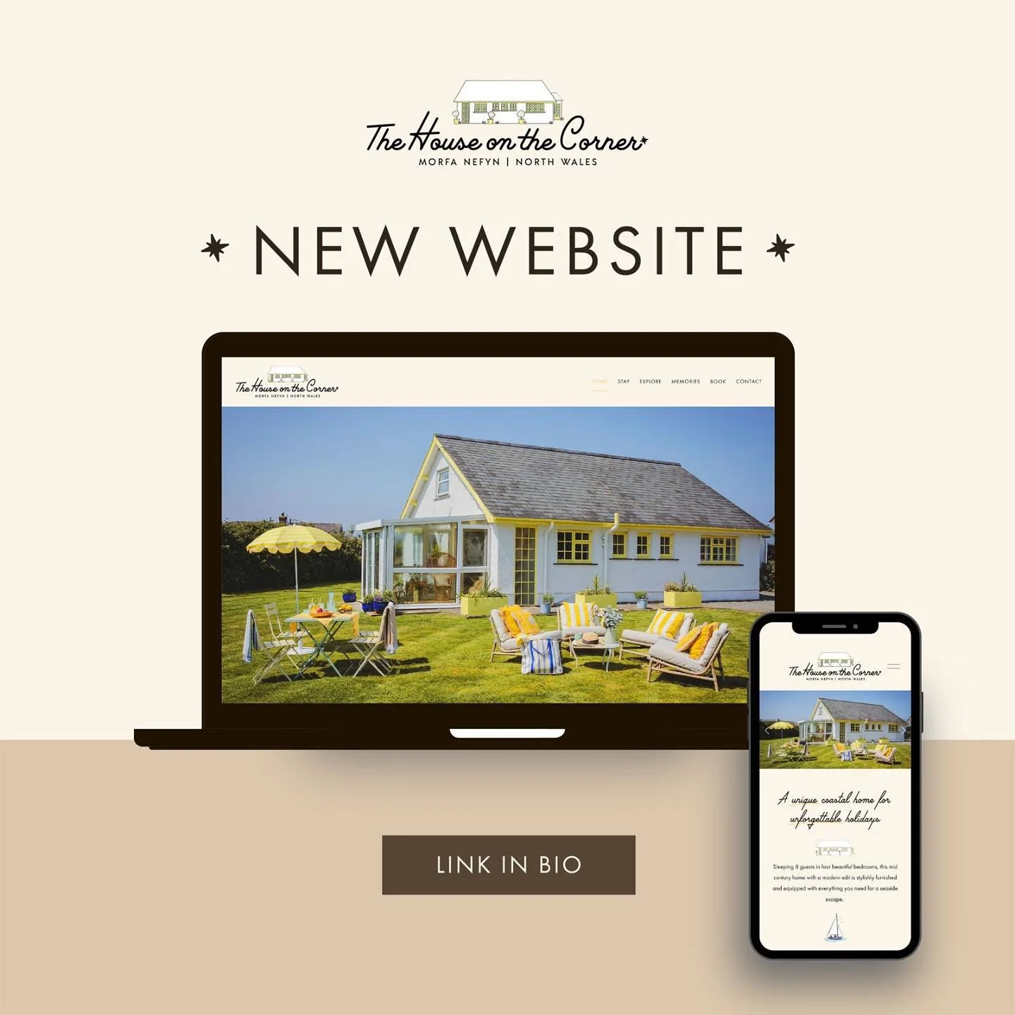 W e  A r e  L i v e !!!!! 
The new website is live folks!! After lots of hard work its ready to take your direct bookings! 
www.thehouseonthecornermorfa.co.uk is linked in the bio…. please go take a look! 
As a special treat I have a discou