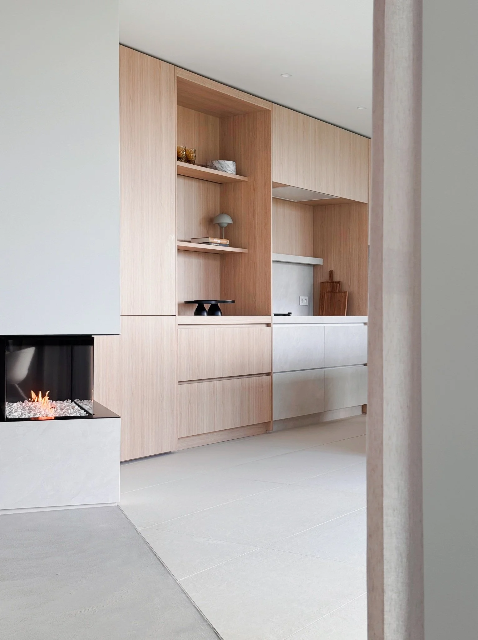 Interior Blonde keukenontwerp interieur