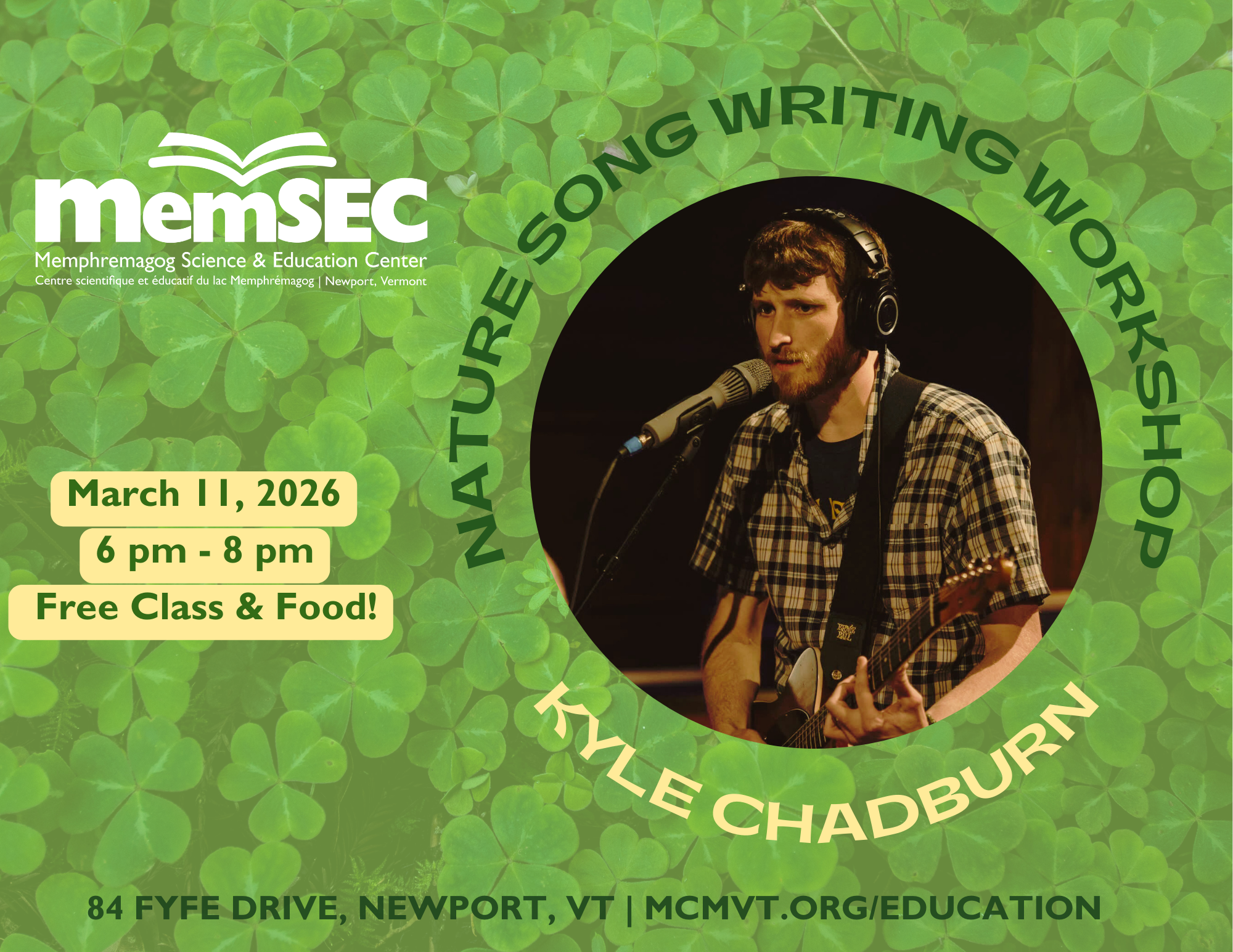Nature Song Writing Workshop with Kyle Chadburn
