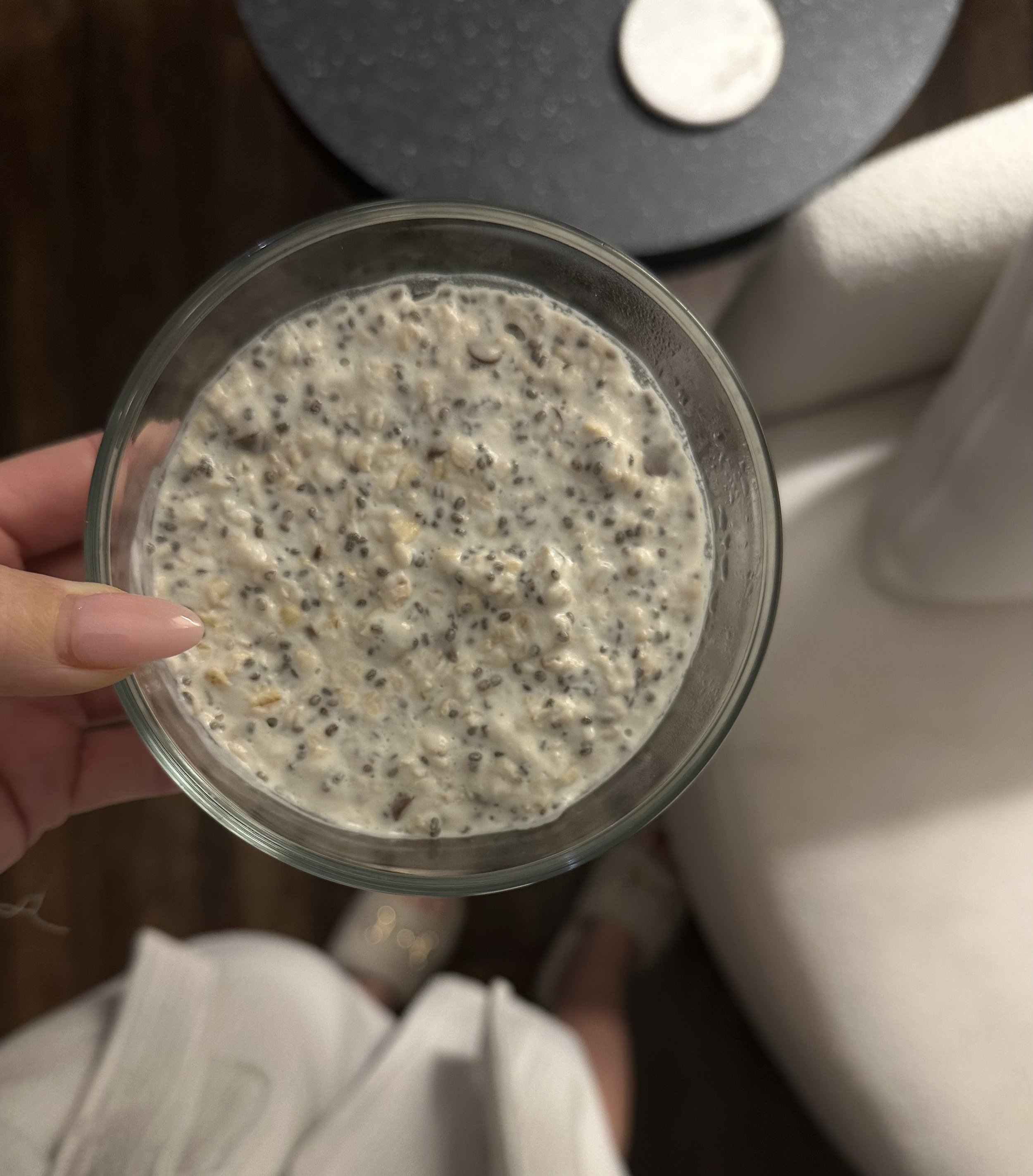 Protein Chocolate Chip Overnight Oats