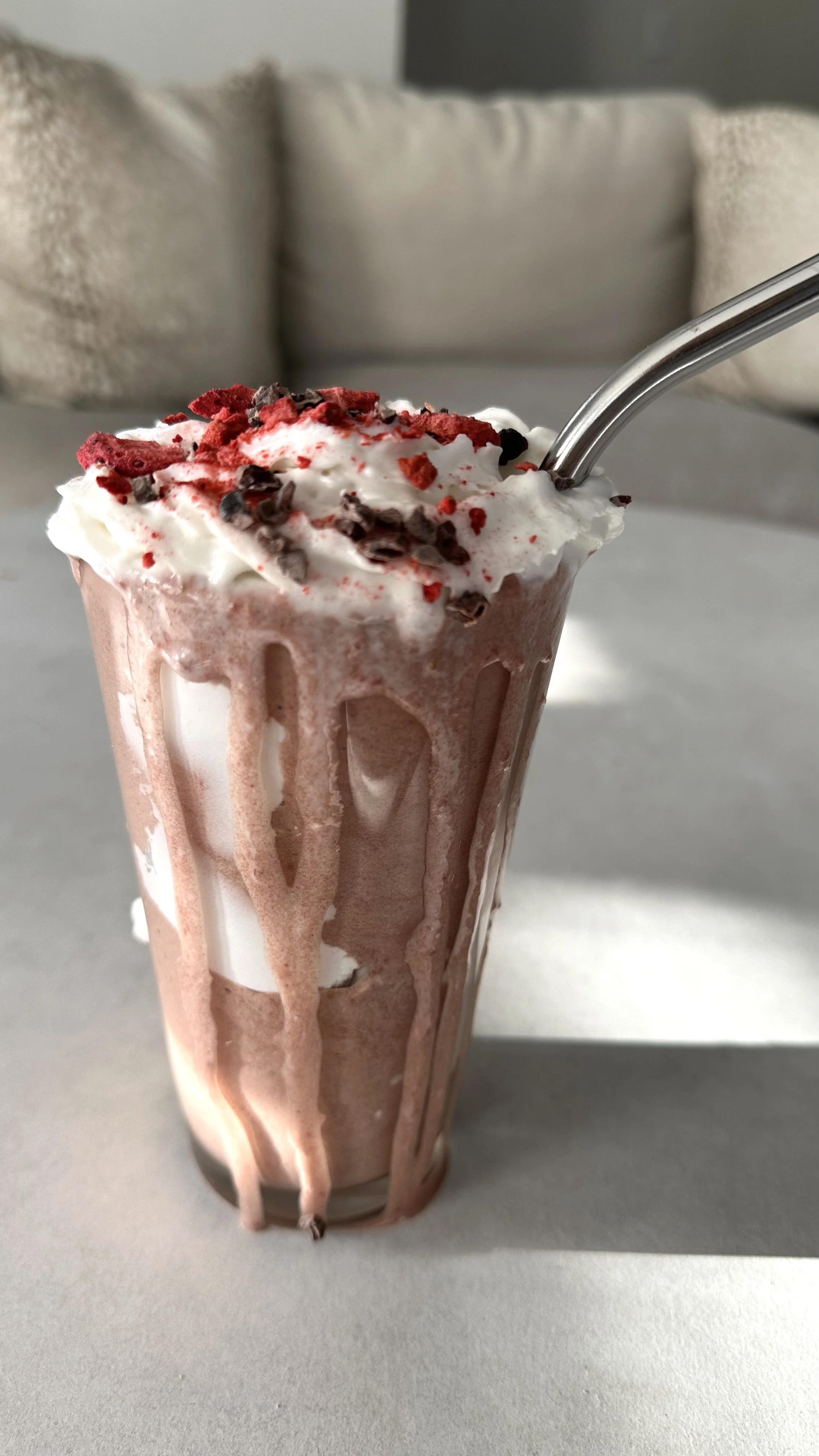 Chocolate Strawberries &amp; Cream Smoothie