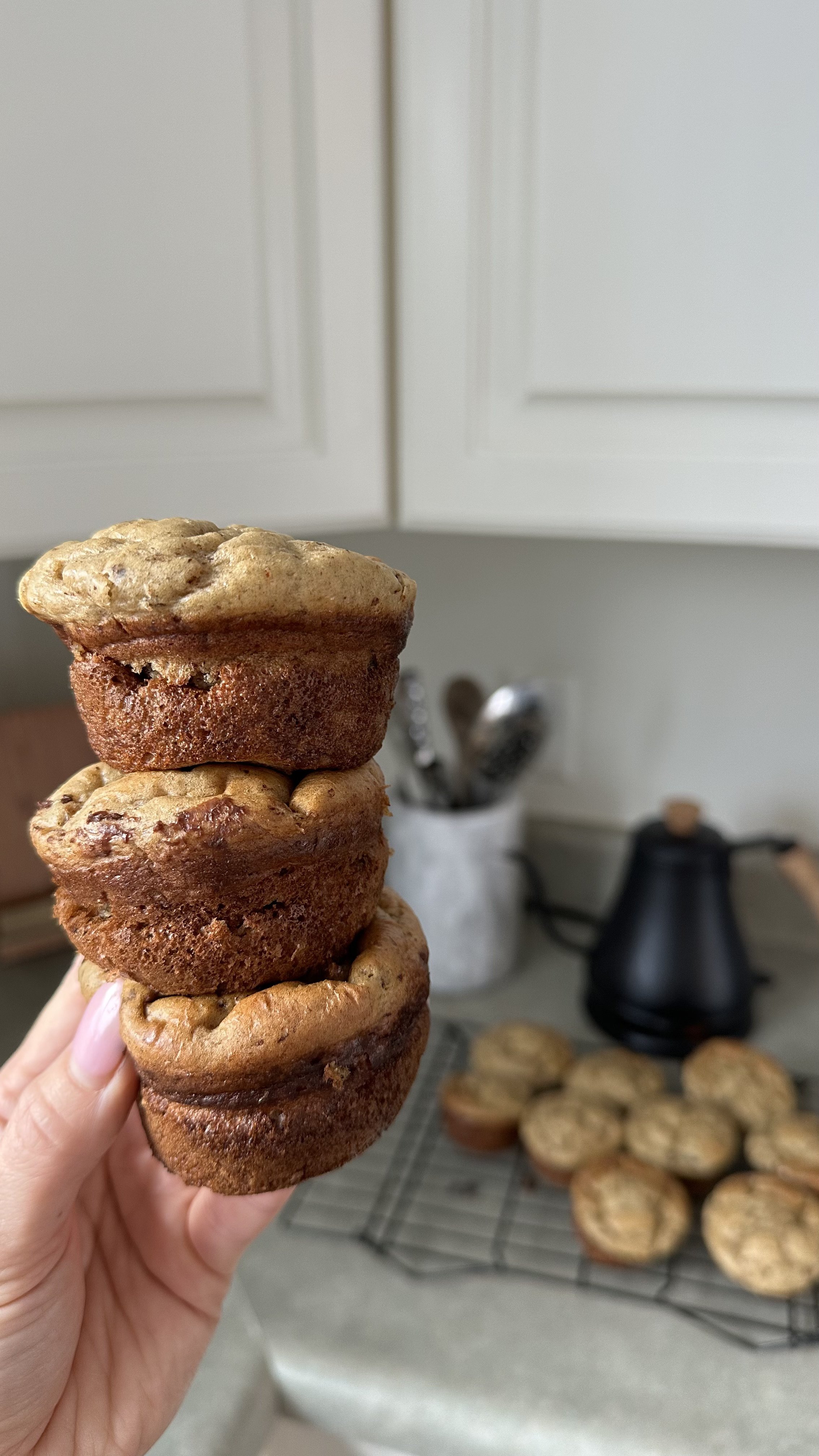 Blender Banana Bread Chocolate Chip Muffins