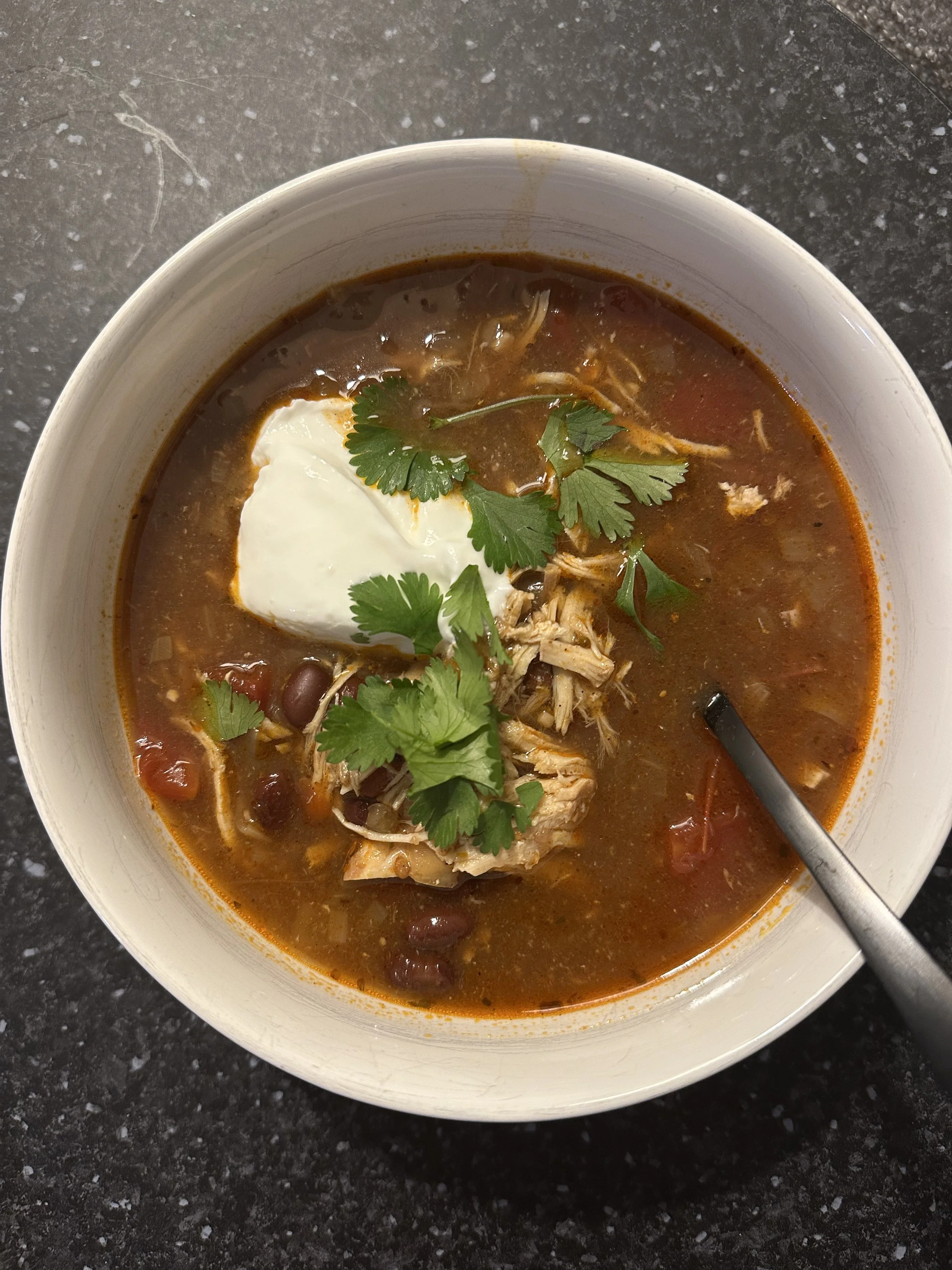 Chicken Enchilada Soup (Instant Pot)