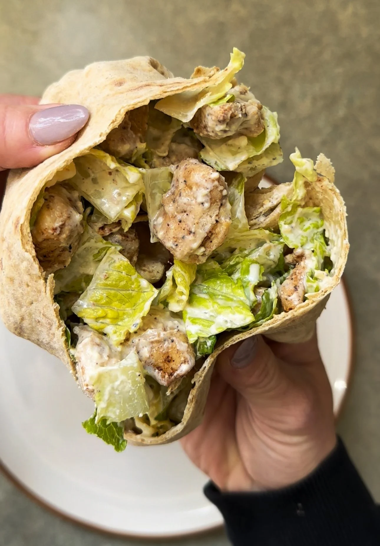 Chicken Ceasar Salad Wrap 