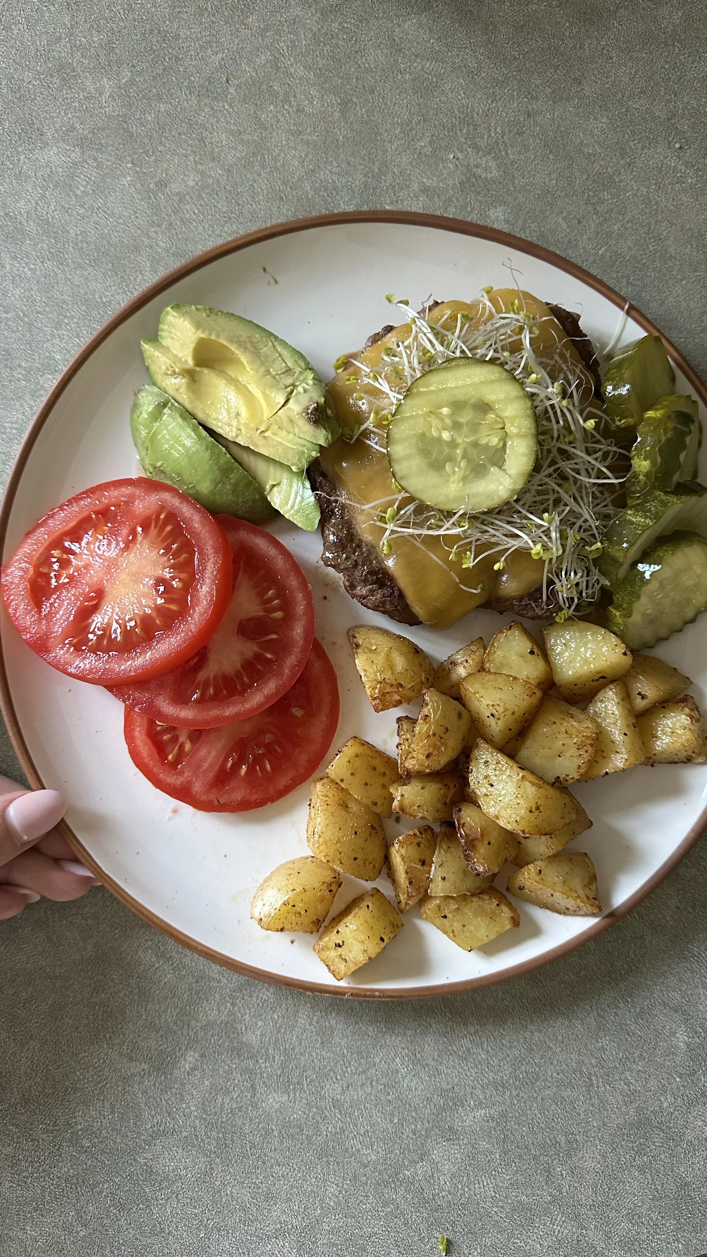 Burger Plate