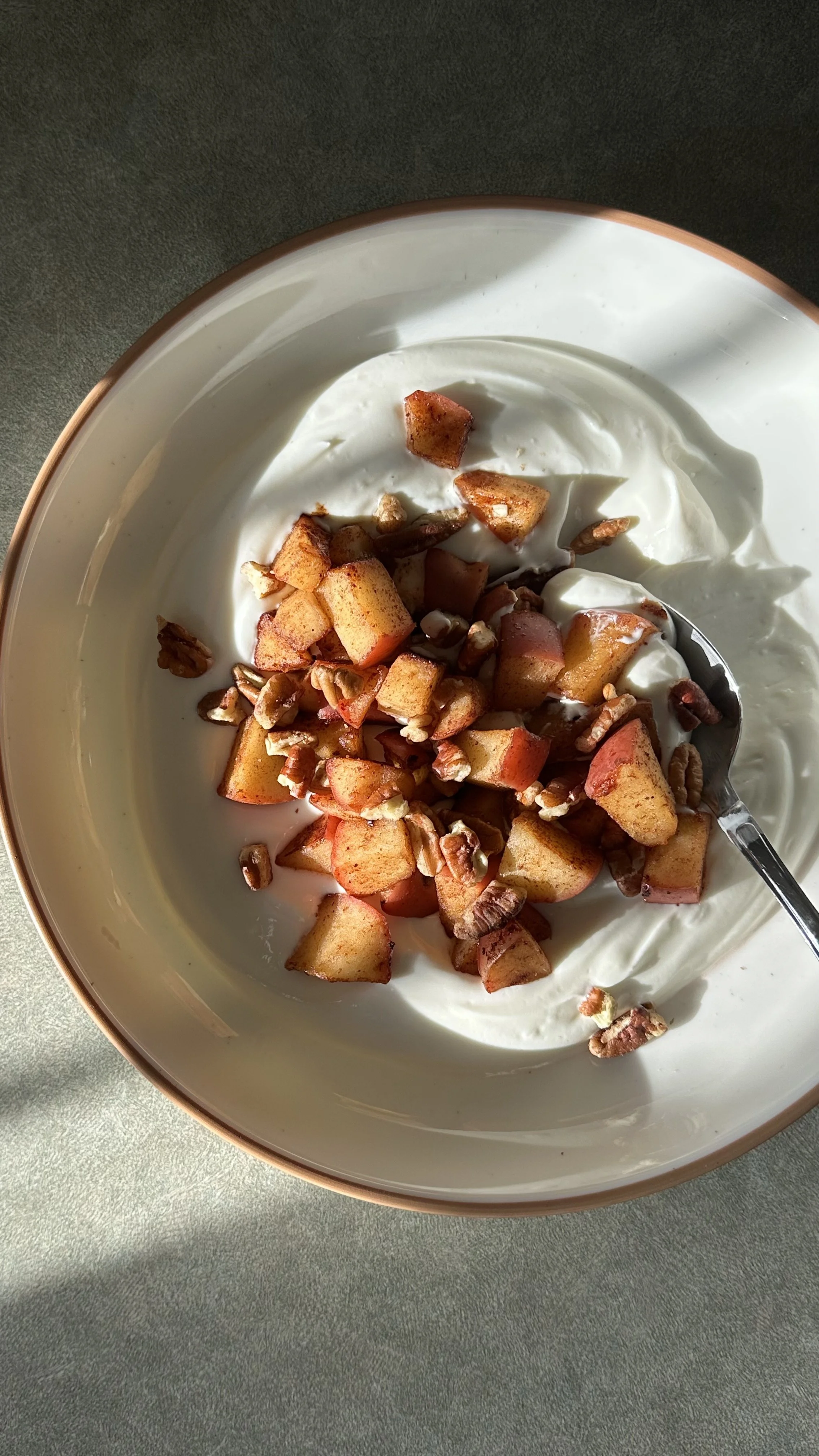 Apple Pie Yogurt Bowl