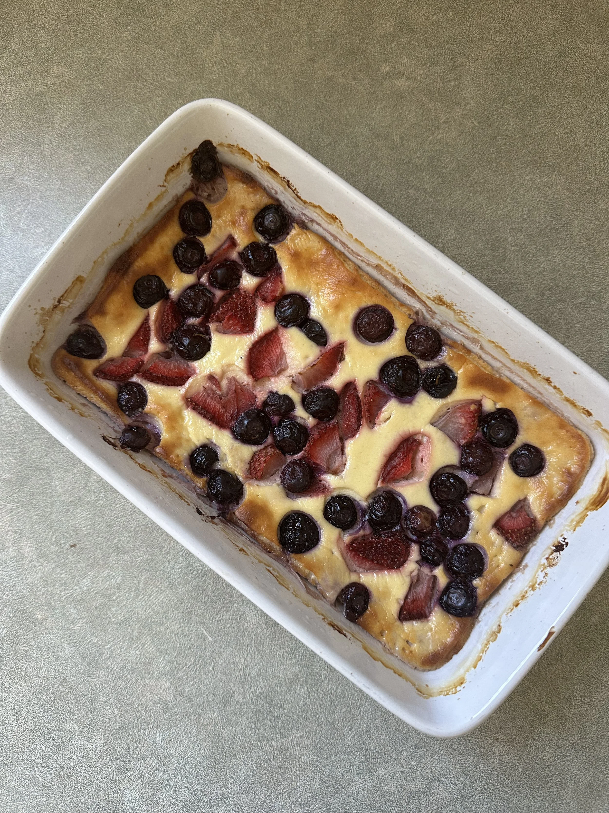 Breakfast Strawberry “Cheesecake”