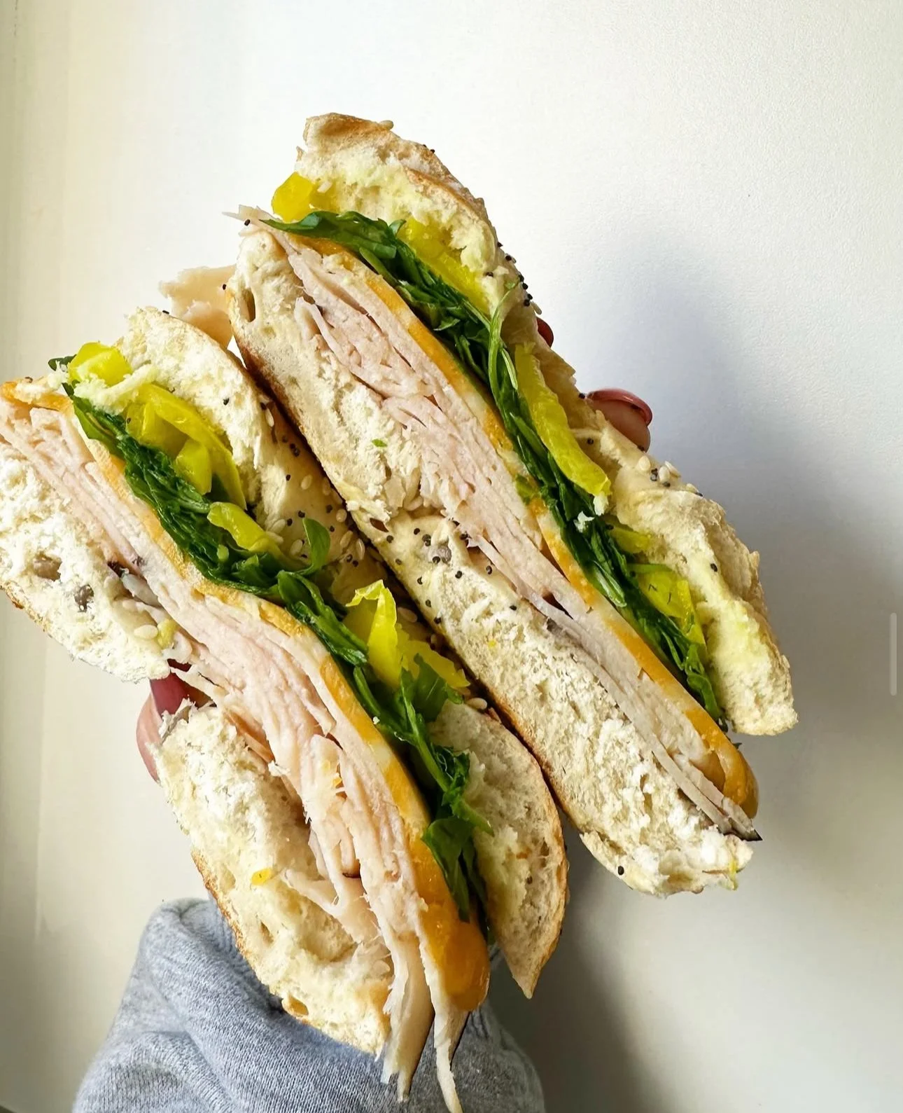 Everything Bagel Sandwich (High protein, High Fiber)