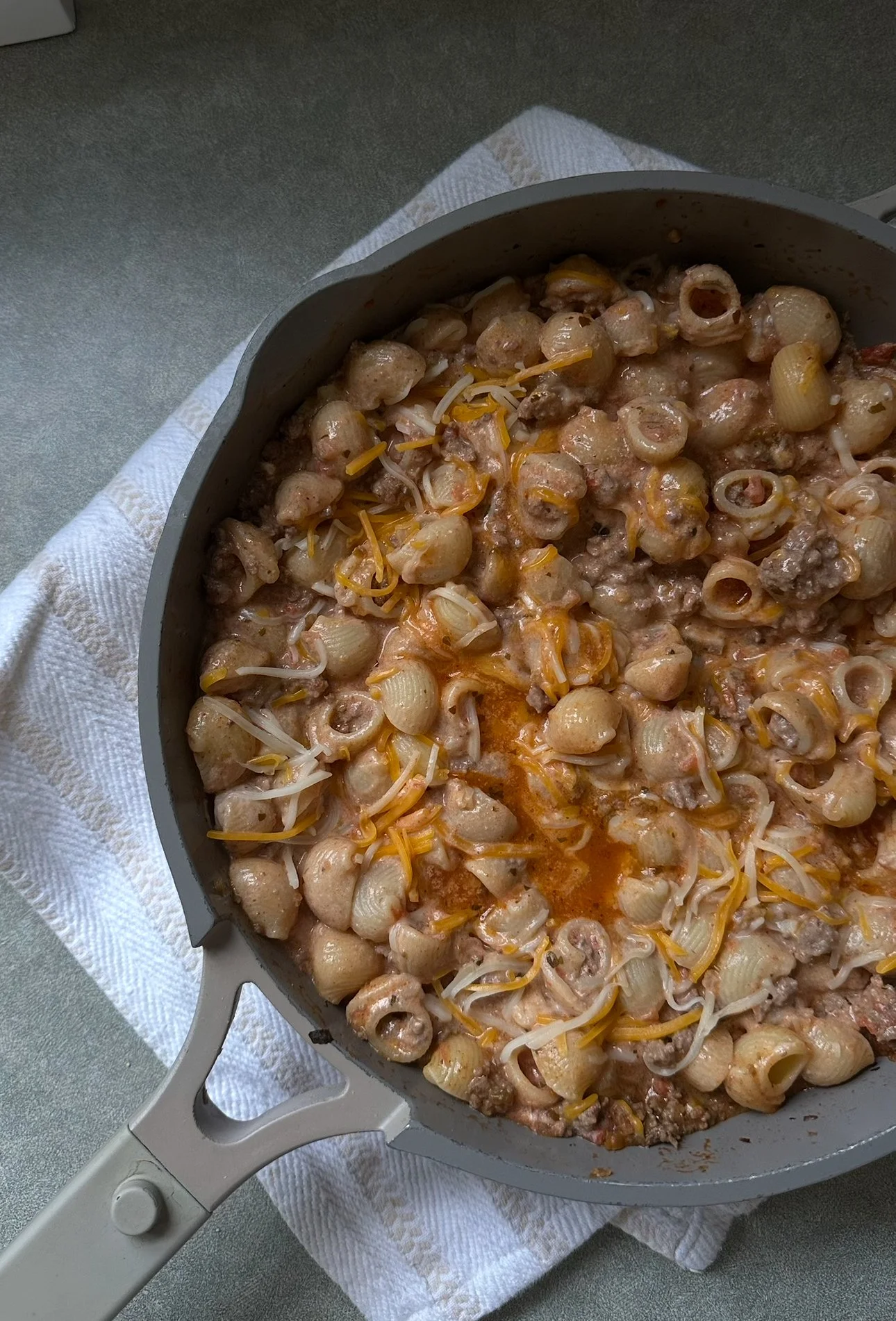 Taco Beef Pasta Skillet