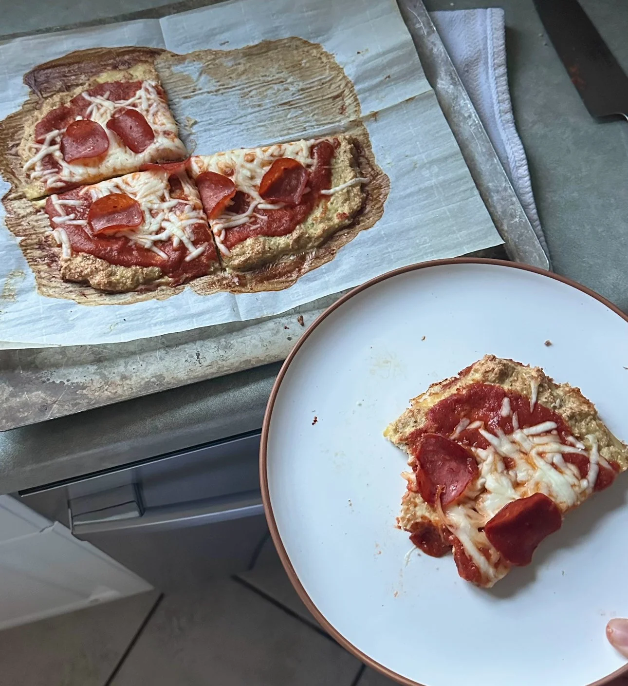 Chicken Crust Pizza