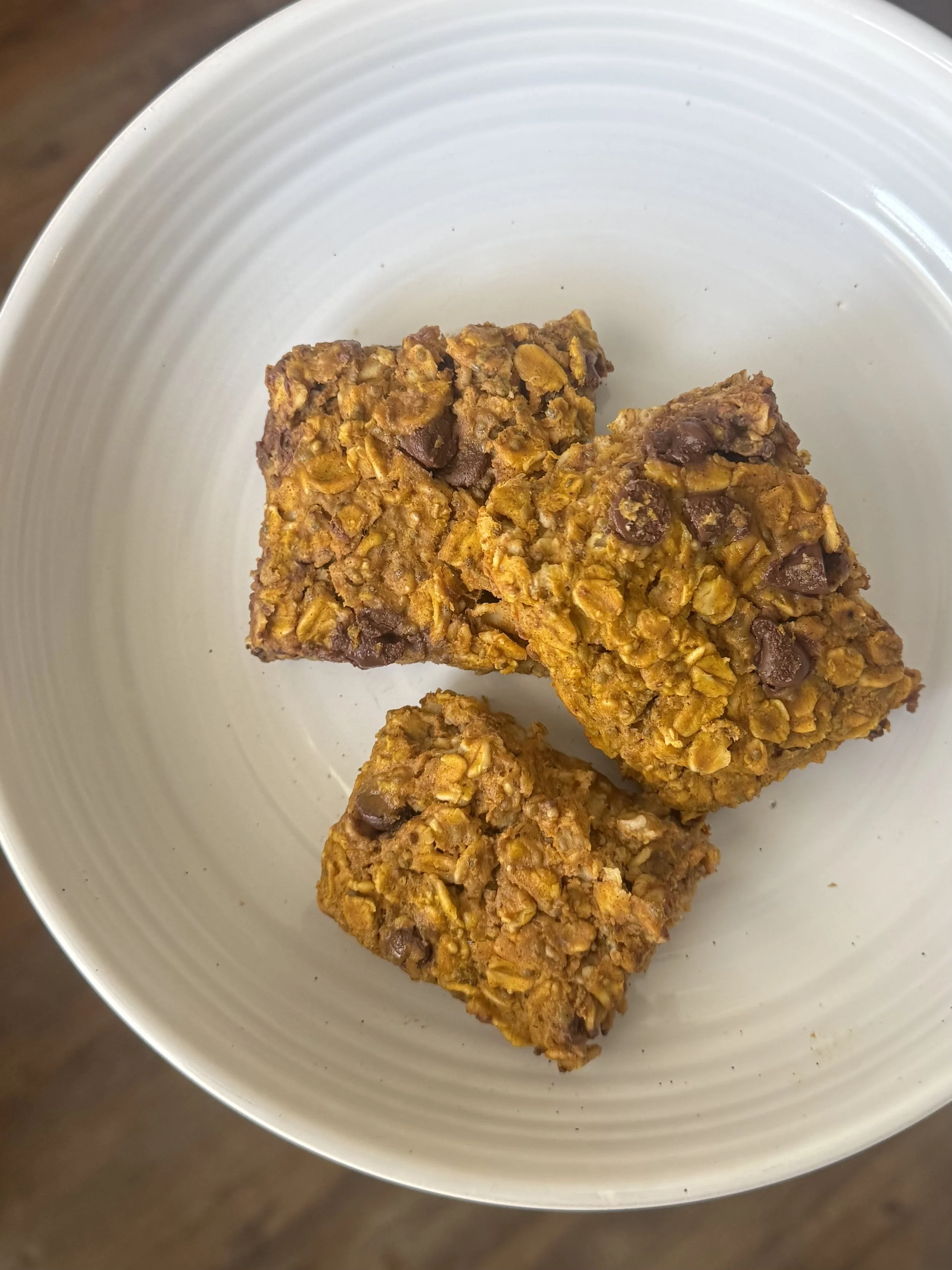 Pumpkin Oat Bars