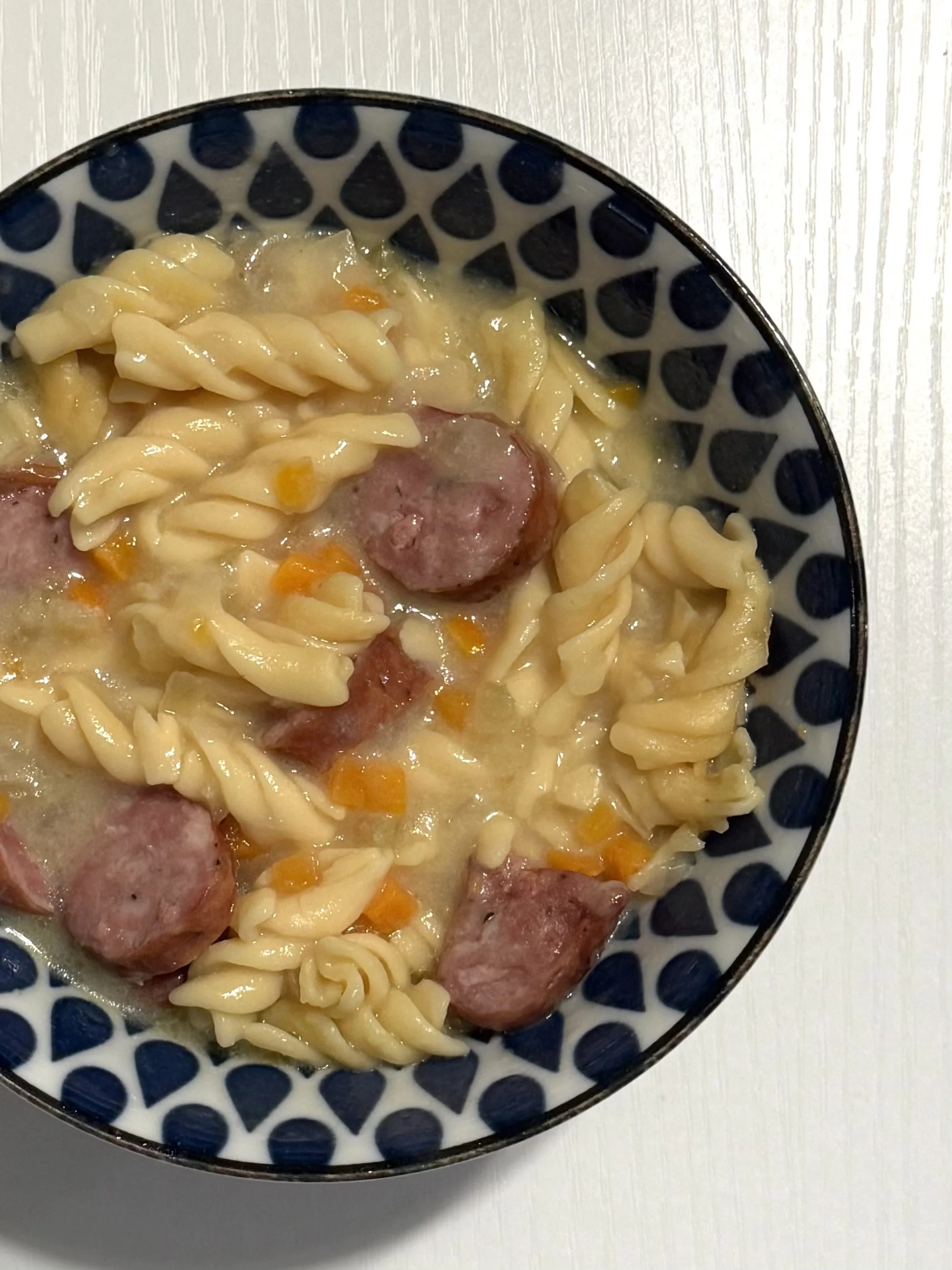 Chicken Sausage Noodle Soup